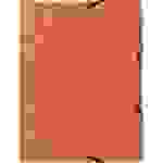 Exacompta 55404E 25x Sammelmappe mit Gummizug und 3 Klappen aus Colorspan-Karton 355g/m2 - A4 - Orange