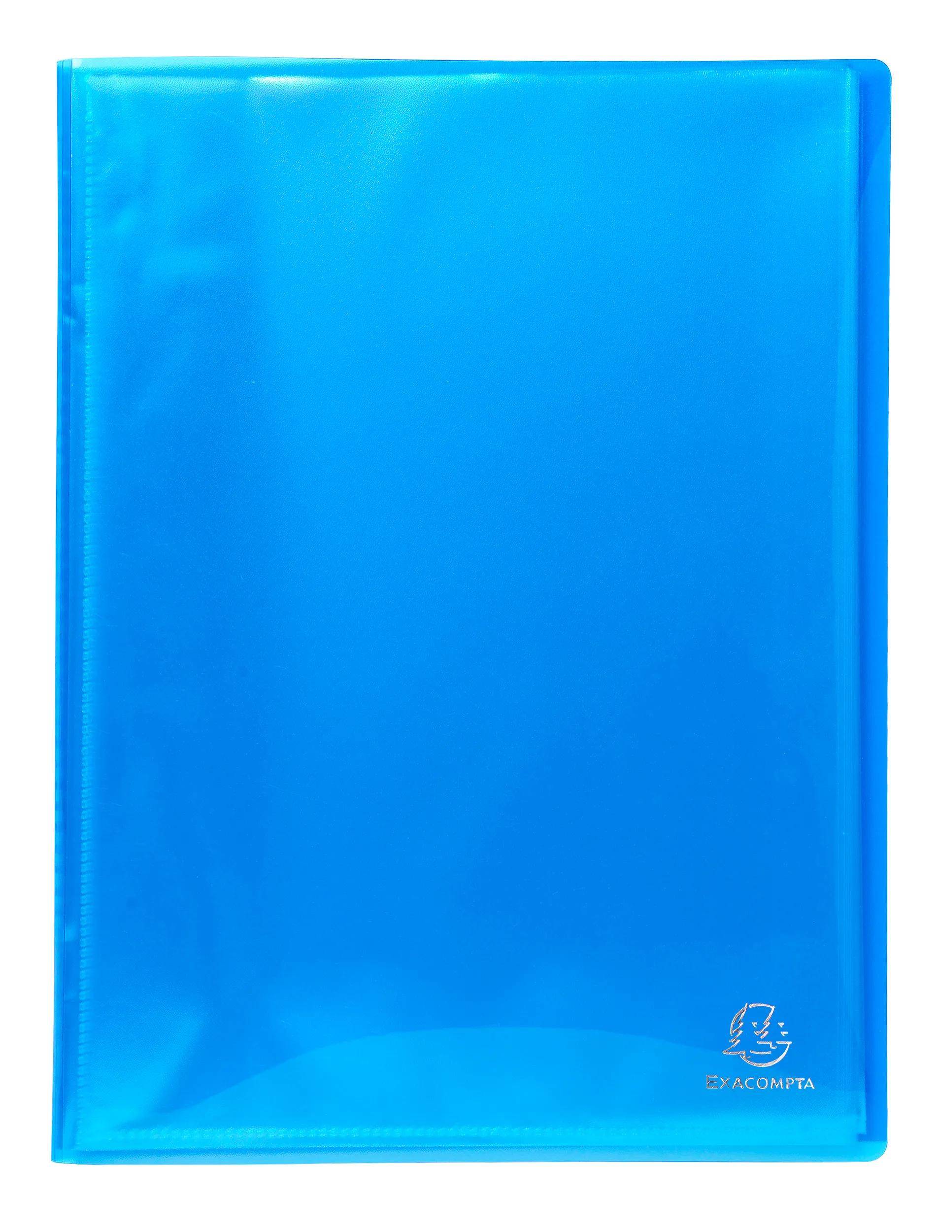 Exacompta 8x Sichtmappe PP 500µ, 100 Hüllen, 24x32cm A4, , sortiert, 85970E