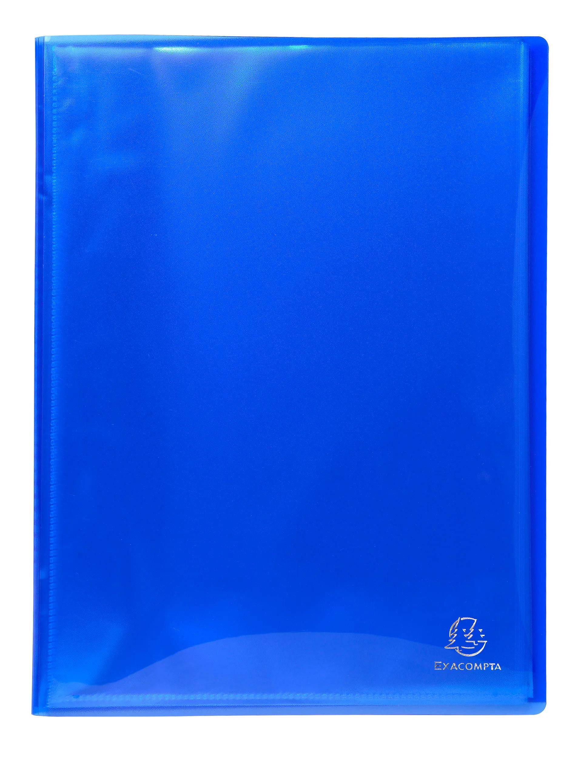 Exacompta 8x Sichtmappe PP 500µ, 100 Hüllen, 24x32cm A4, , sortiert, 85970E