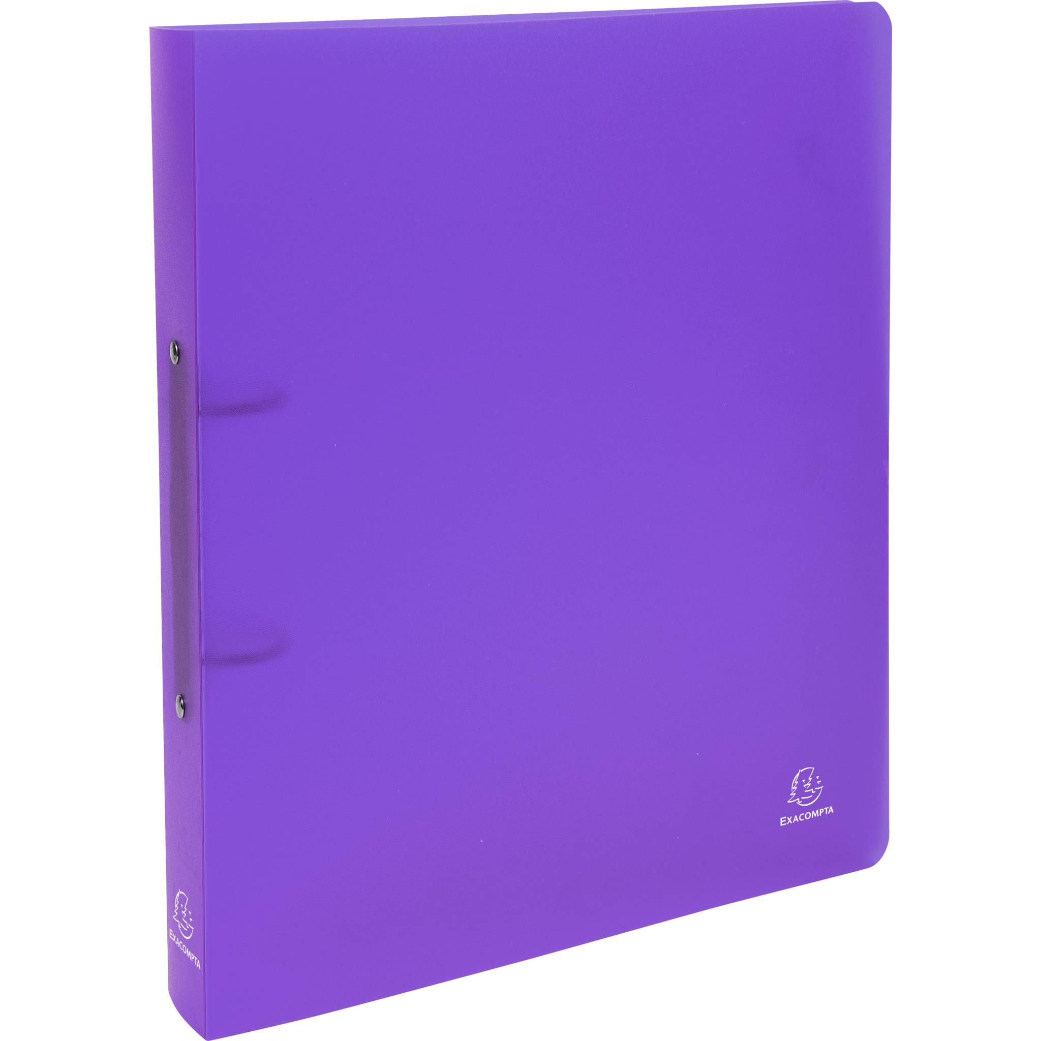 Exacompta 15x Ringbuch PP 700µ + 2 Ringen 30mm, Rücken 40mm, A4, Violett, 54366E