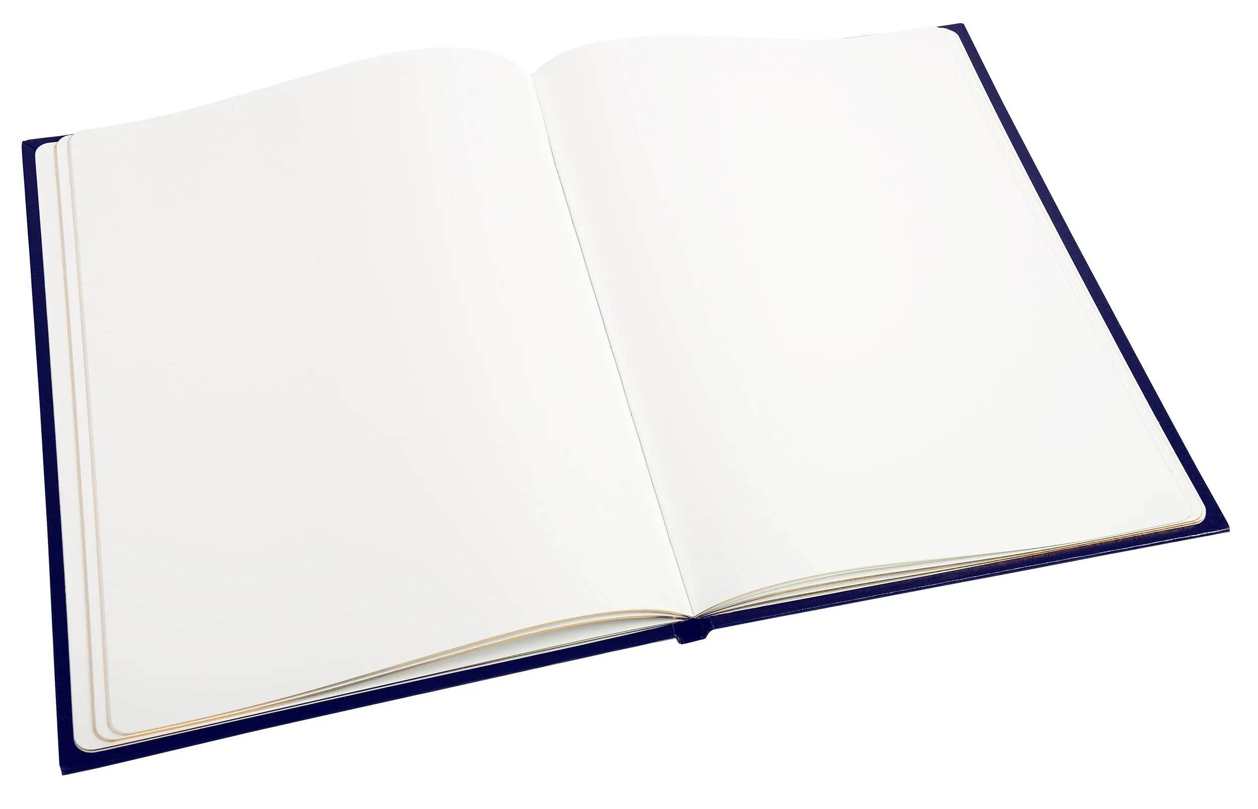 Exacompta 3x Gästebuch Balacron 50 Blatt weiß 27x22 cm Hochformat sortiert 983E
