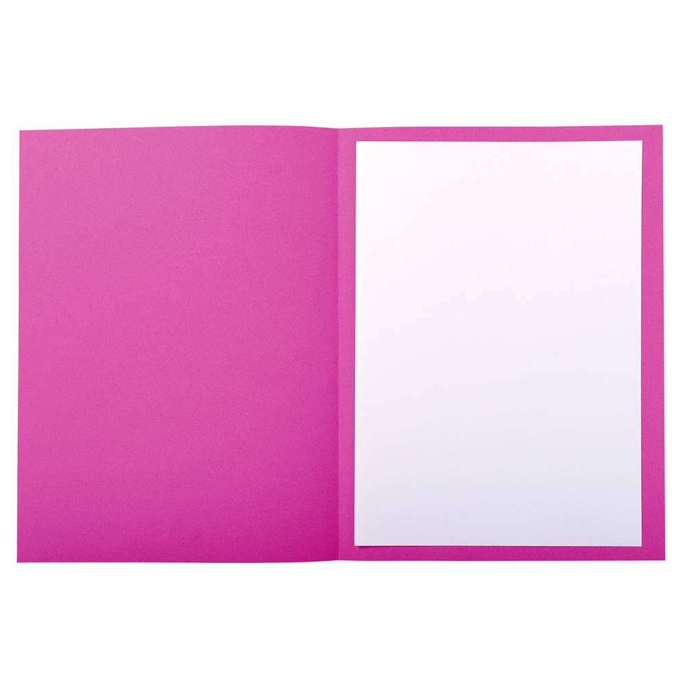 Exacompta 5x Pack 50 Aktendeckeln mit Index, RC, A4 , - Fuchsia - 435020E