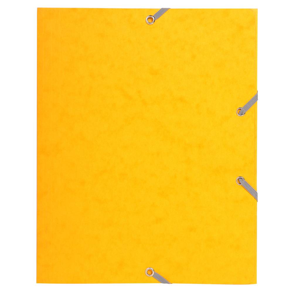 Exacompta 25x Sammelmappe +Gummizug 3 Klappen Karton 24x19cm sortiert 55200E
