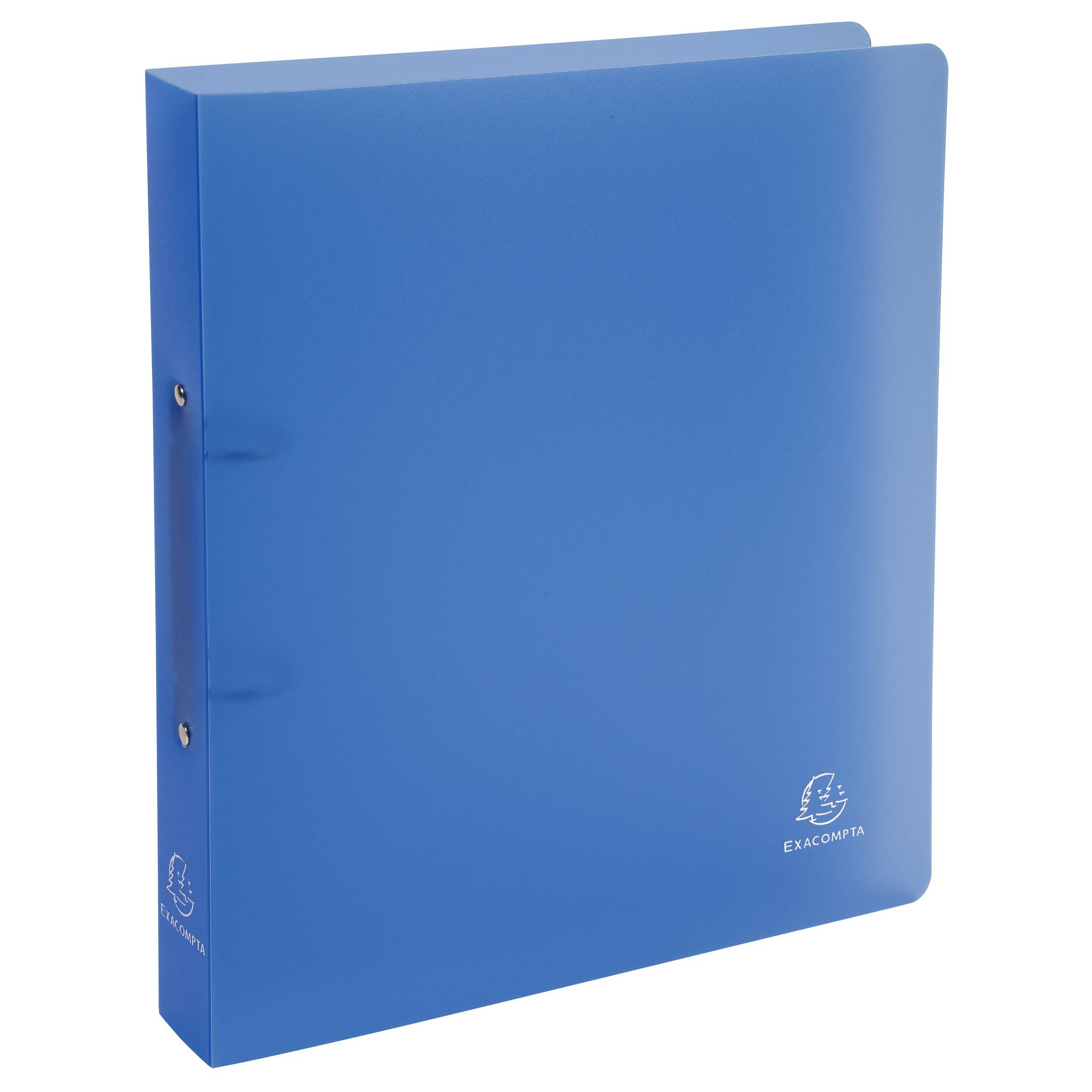Exacompta 15x Ringbuch PP 700µ + 2 Ringen 30mm, Rücken 40mm, , A4, Blau, 54362E