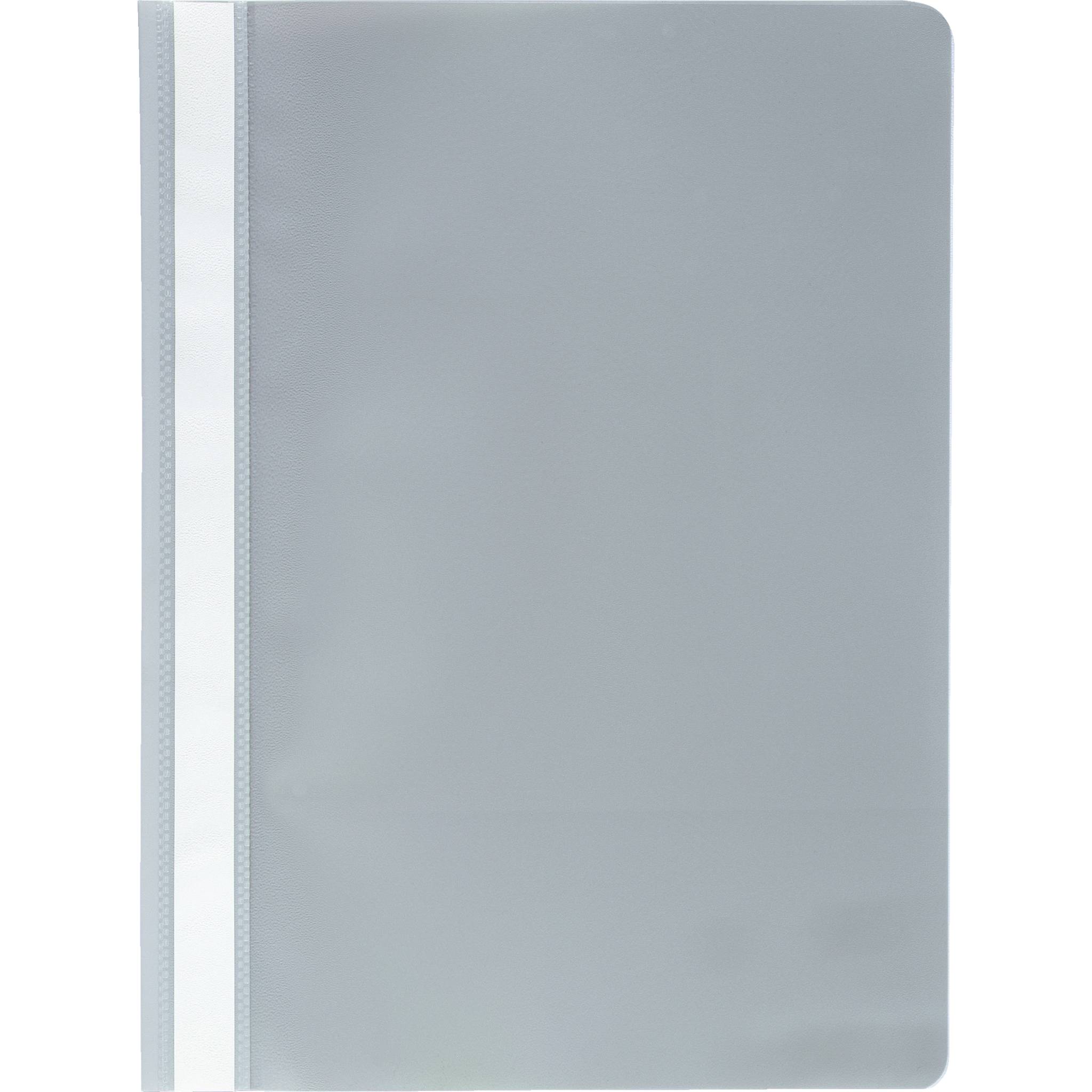 Exacompta 25x Schnellhefter A4 aus PP - Grau - 449210B