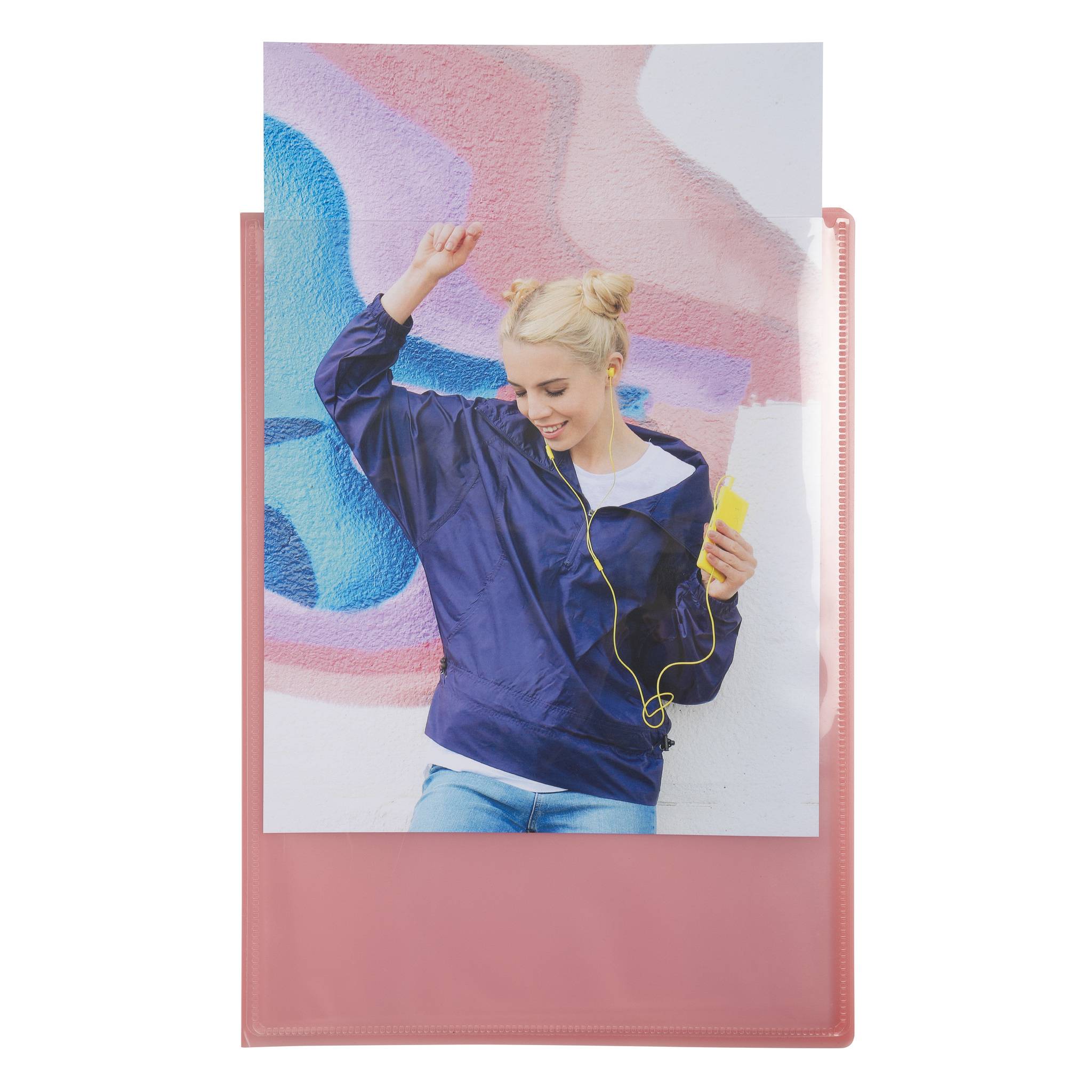 Exacompta 10x Sichtmapppen A4, PP, 40 Hüllen, Kreacover Pastell, sortiert, 5849E