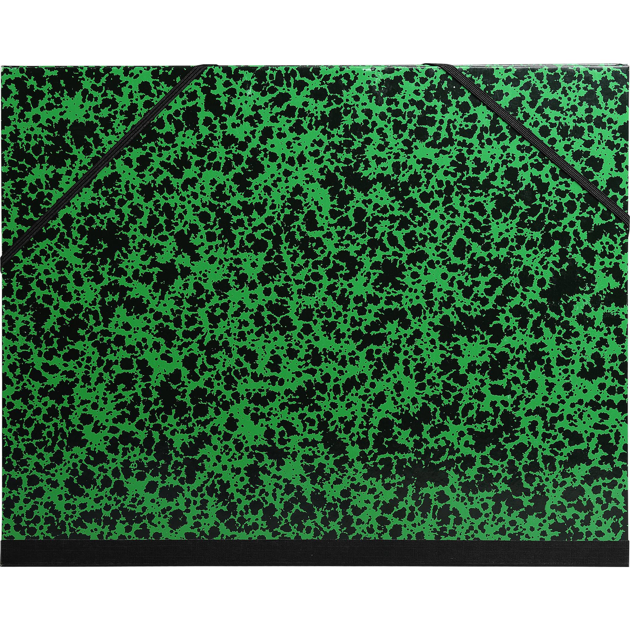 Exacompta 10x Zeichenmappe + Gummizug B4 Annonay, 28x38cm, Grün, 541200E