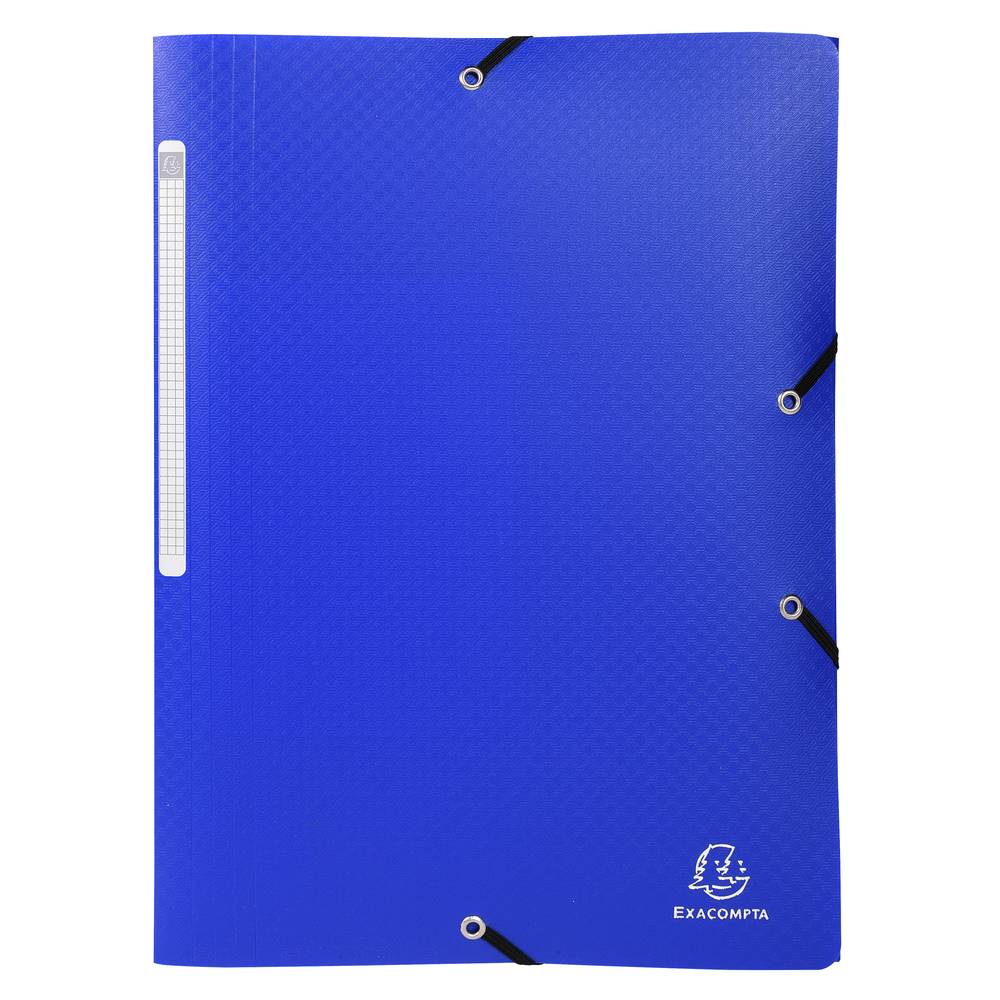 Exacompta 25x Sammelmappe +3 Klappen Gummizug PP 400µ A4 sortiert 55800E