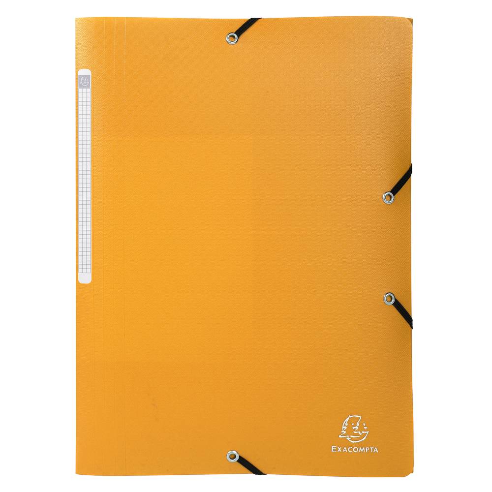Exacompta 25x Sammelmappe +3 Klappen Gummizug PP 400µ A4 sortiert 55800E