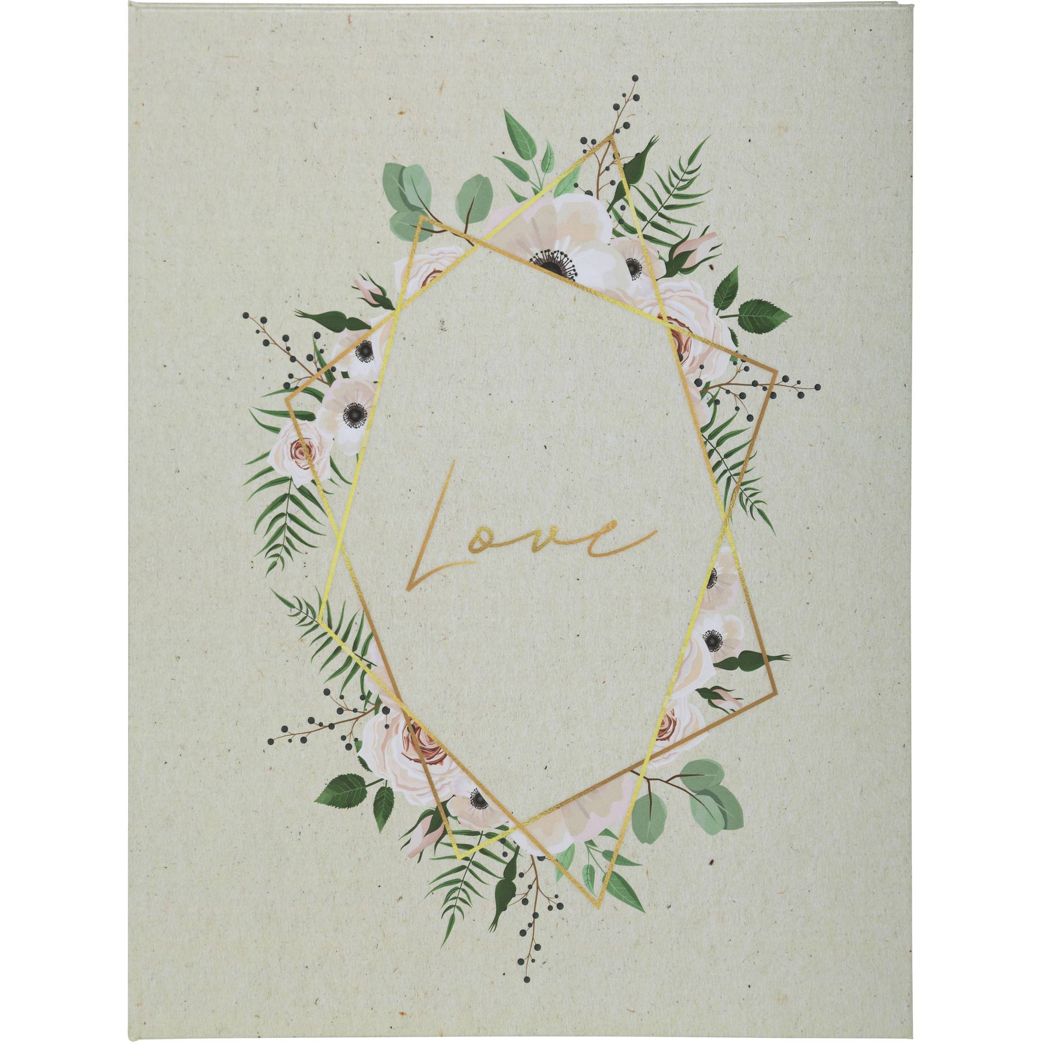 Exacompta Gästebuch 100 Seiten Goldschnitt 27x22cm - Landidylle - Motiv - 4718E