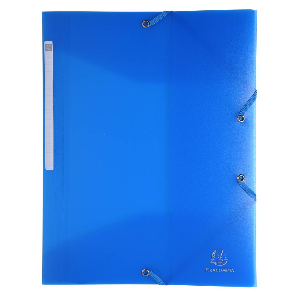 Exacompta 30x Sammelmappe + 3 Klappen, Gummizug PP 500µ , A4, sortiert, 55879E
