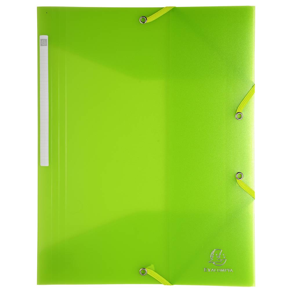 Exacompta 30x Sammelmappe + 3 Klappen, Gummizug PP 500µ , A4, sortiert, 55879E