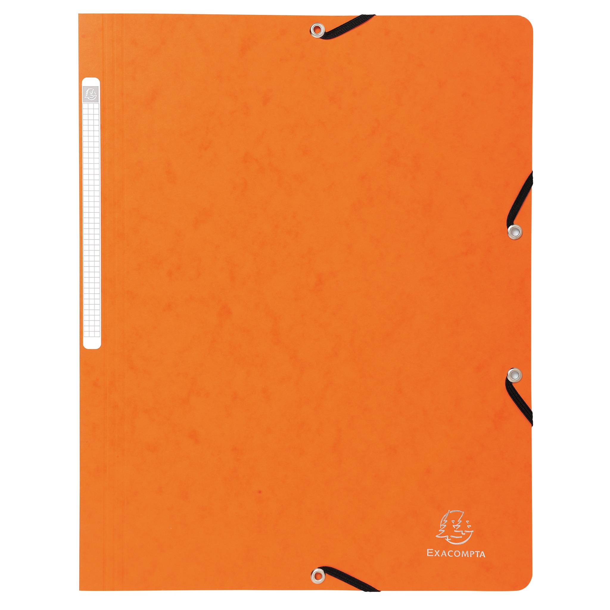 Exacompta 50x Eckspannmappe + Gummizug ohne Klappen, Karton, A4, sortiert, 5510E