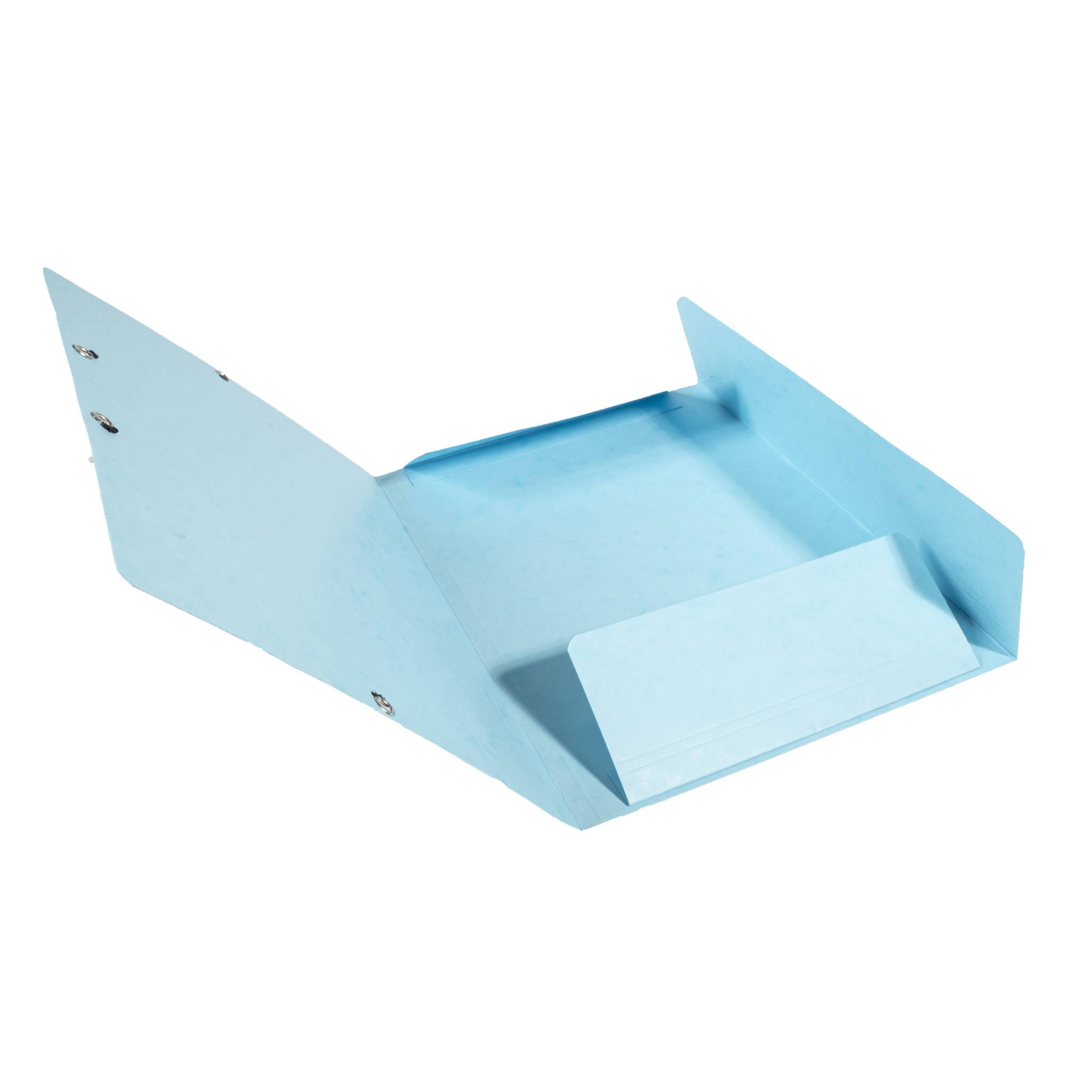 Exacompta 25x Sammelmappe +Gummizug Karton Serie Aquarel A4 Pastellblau 55528E