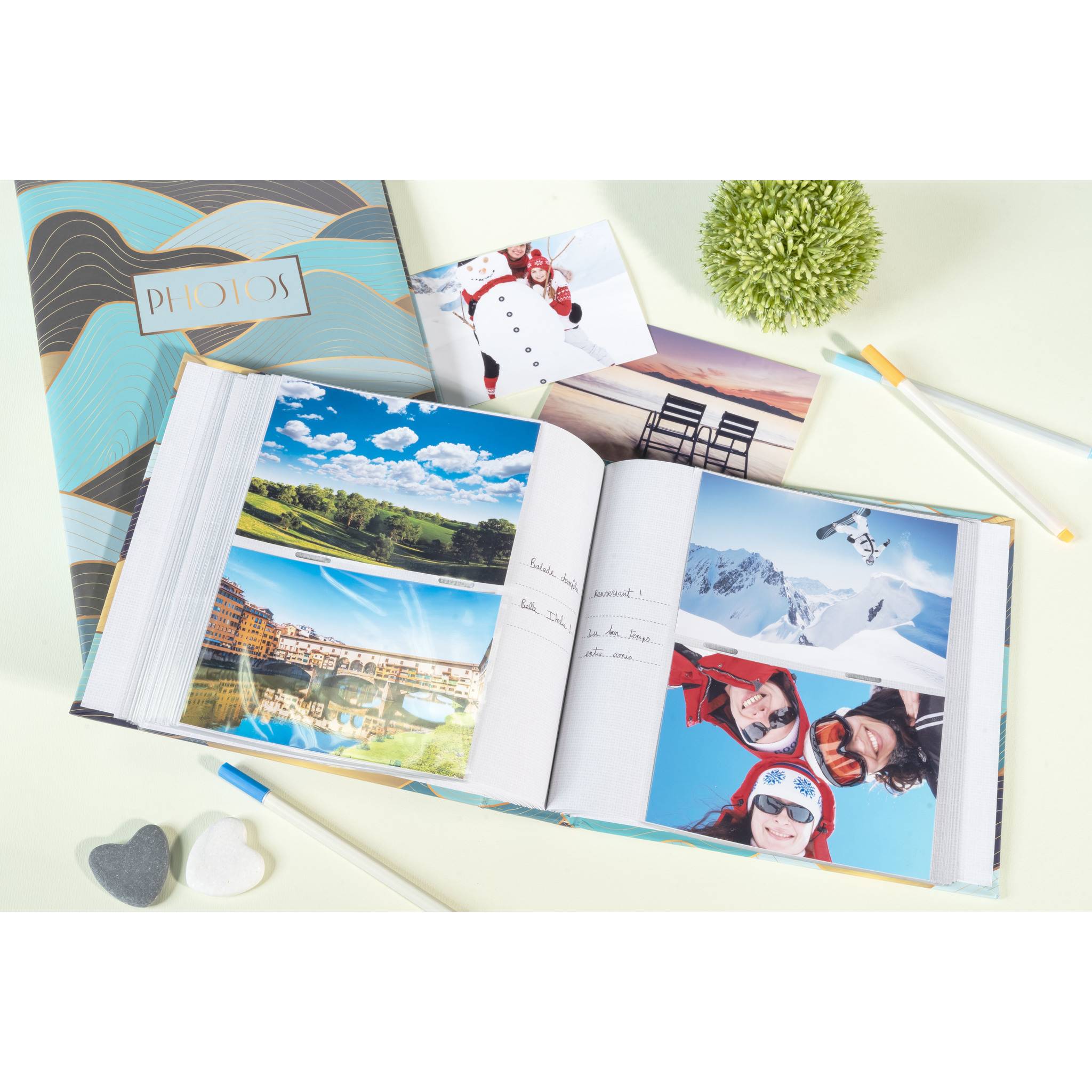 Exacompta 6x Einsteckalbum OCEAN 22,5x22 cm für 200 Fotos - Motiv - 62662E