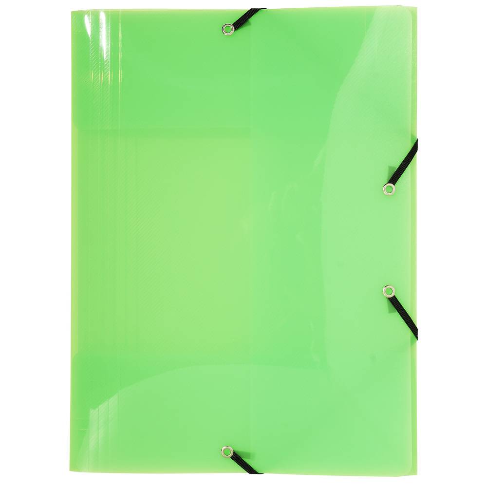 Exacompta 25x Sammelmappe +3 Klappen Gummizug PP 500µ A4 sortiert 56701E