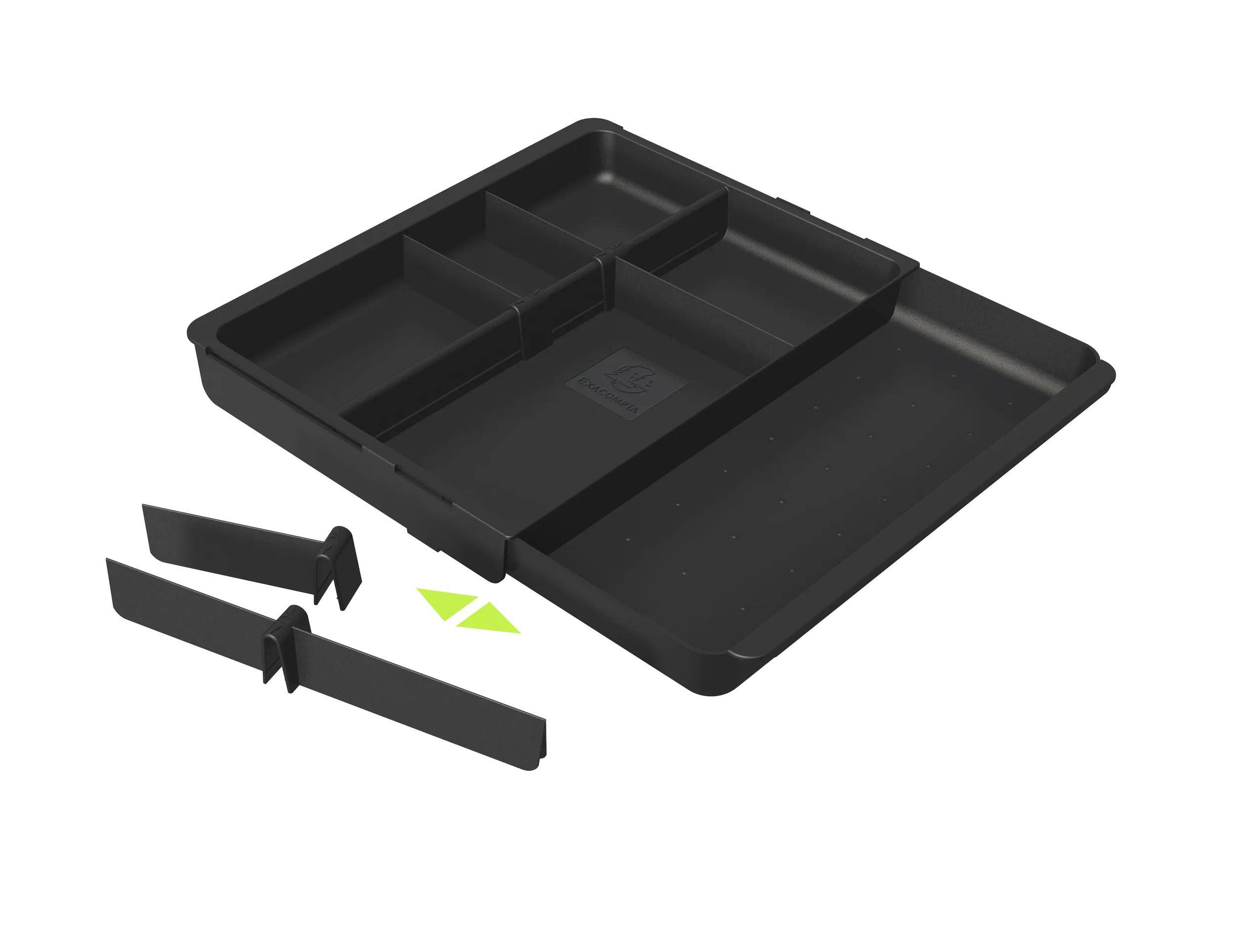 Exacompta 6x Schubladeneinsatz DRAWINSERT - Schwarz - 316014D
