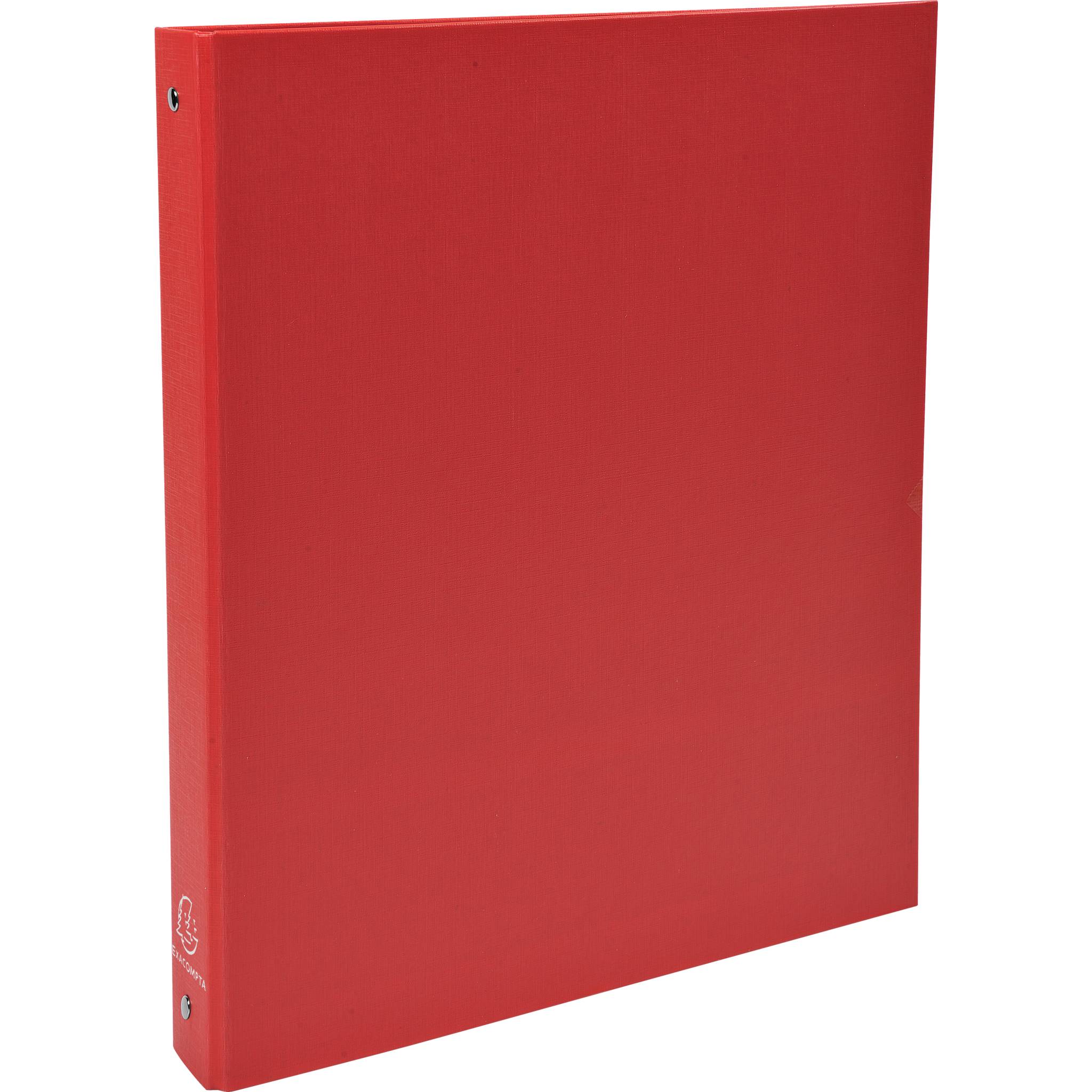 Exacompta 20x Ringbuch PP 18mm 4Ring 30mm Rücken 40mm 32x26cm A4 Rot 51375E