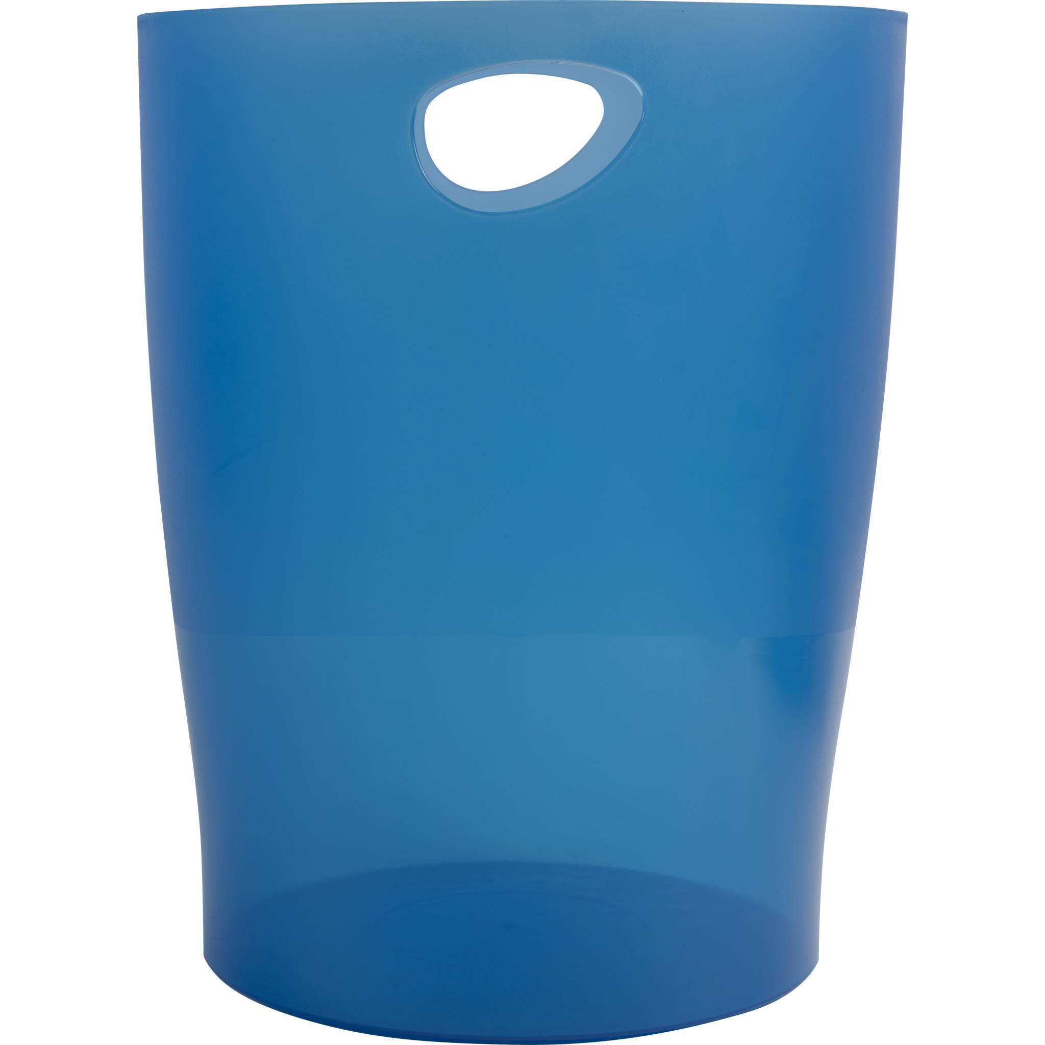 Exacompta 8x Papierkorb Ecobin, 15 Liter, Chromaline - Königsblau - 45360D
