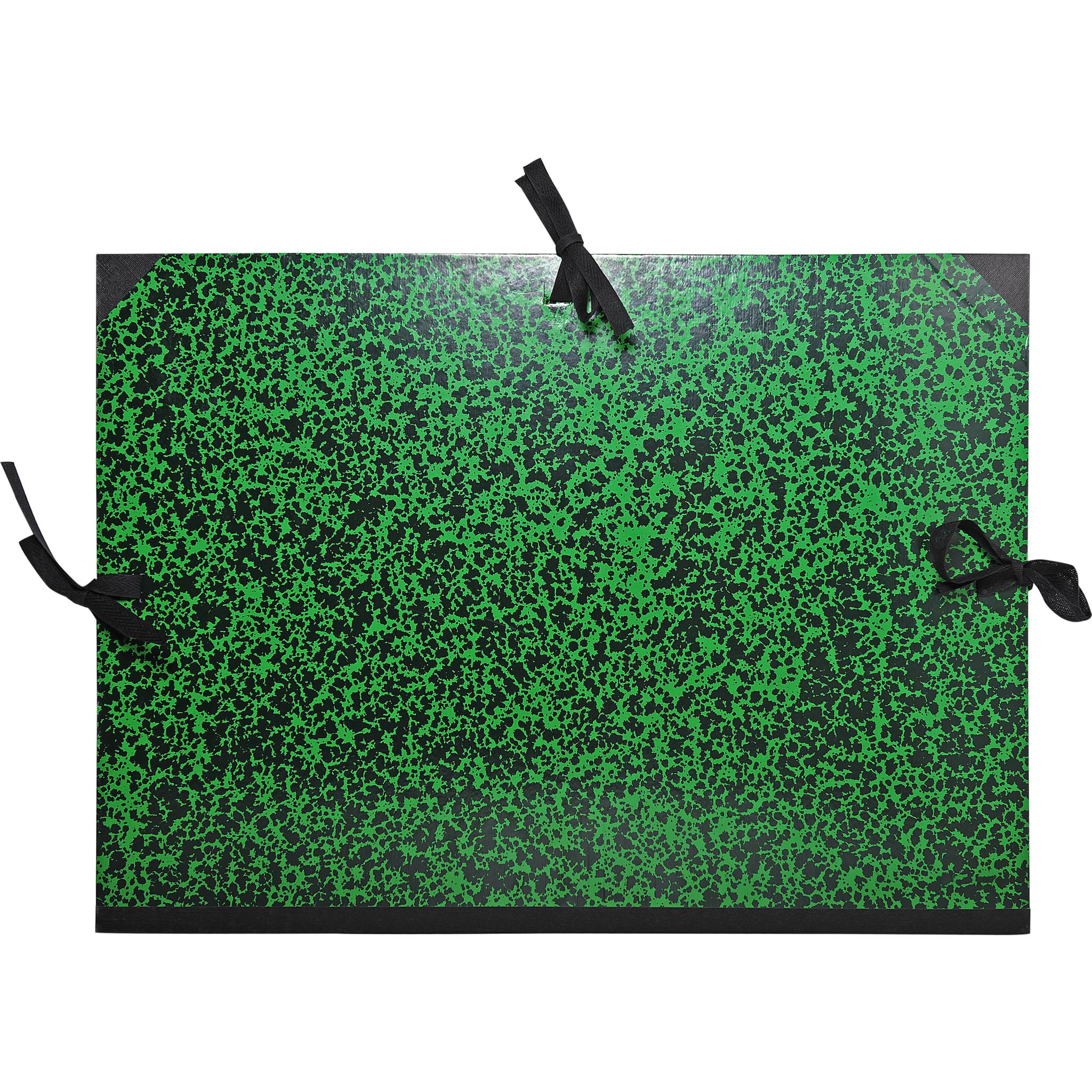 Exacompta 5x Zeichenmappe + Stoffband B3 Annonay, 37x52cm, Grün, 532200E