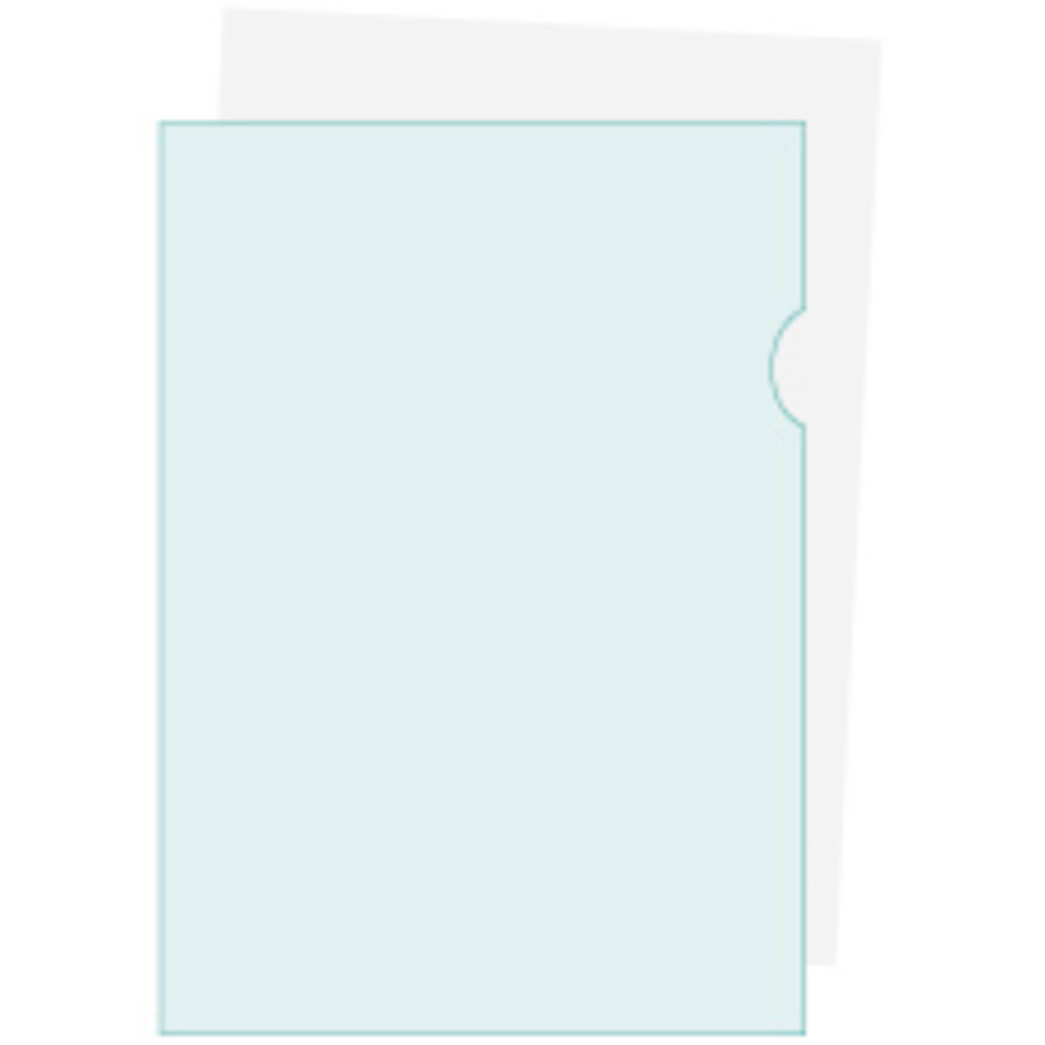 Exacompta 10x Pack 10 Aktensichthüllen genarbtem PP 120µ, A4, Grün, 56113E