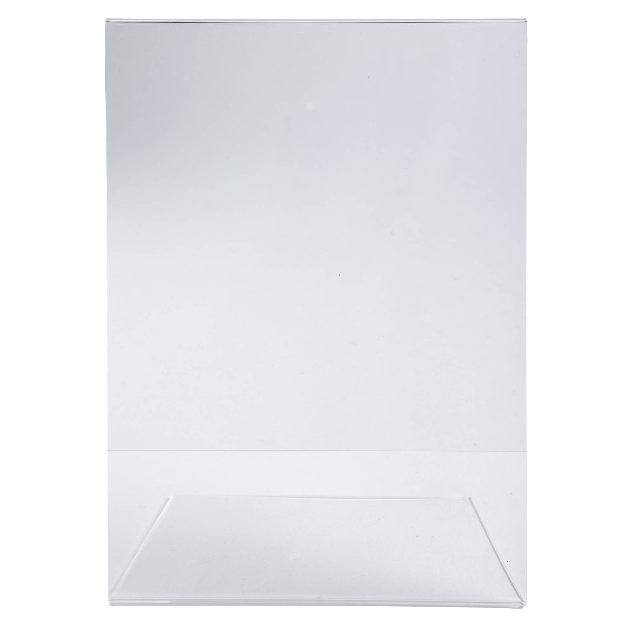 Exacompta 30x schräger Tischaufsteller A6 Hochformat/Querformat Kristall 86058D
