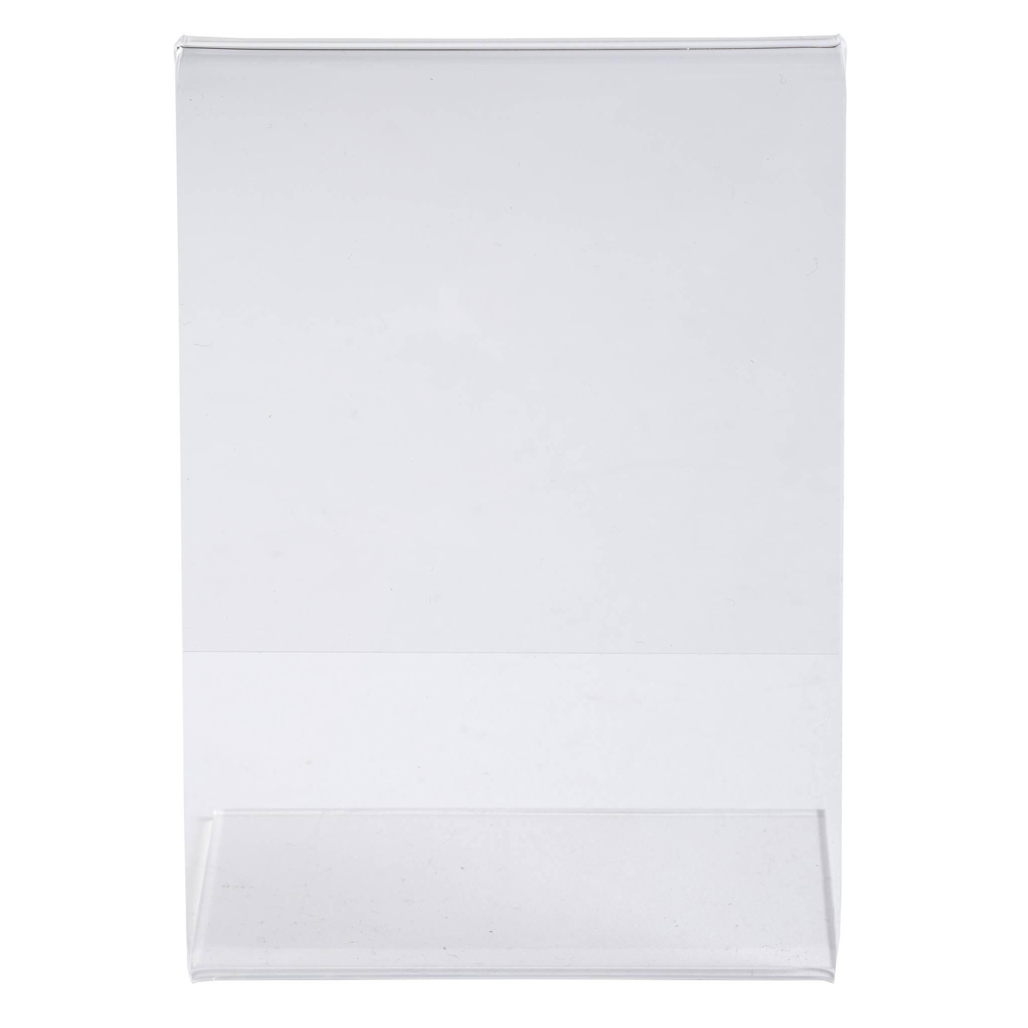 Exacompta 30x schräger Tischaufsteller A6 Hochformat/Querformat Kristall 86058D