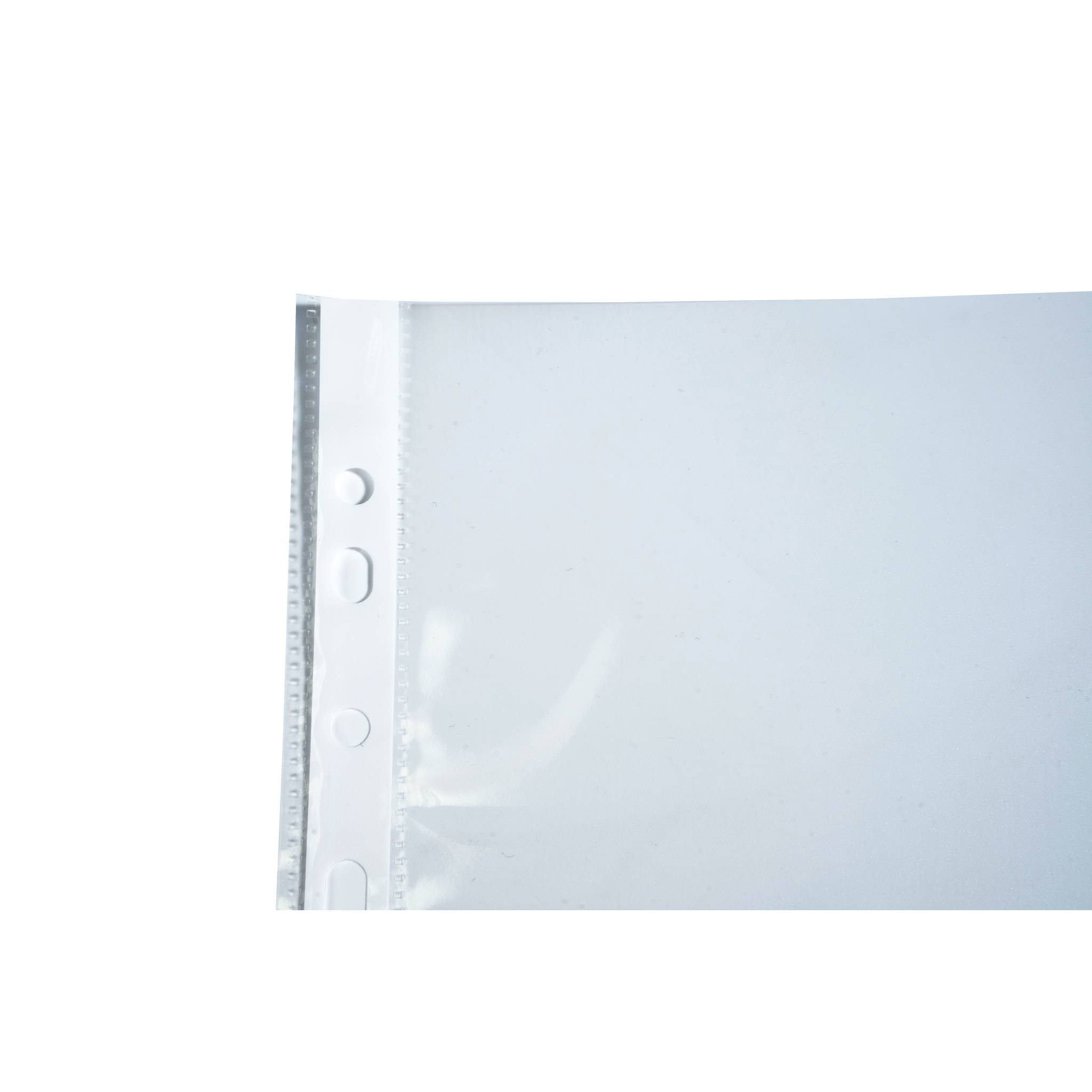 Exacompta 5x 10er perforierter Prospekthüllen PP glatt 55µ A3 Kristall 5934E
