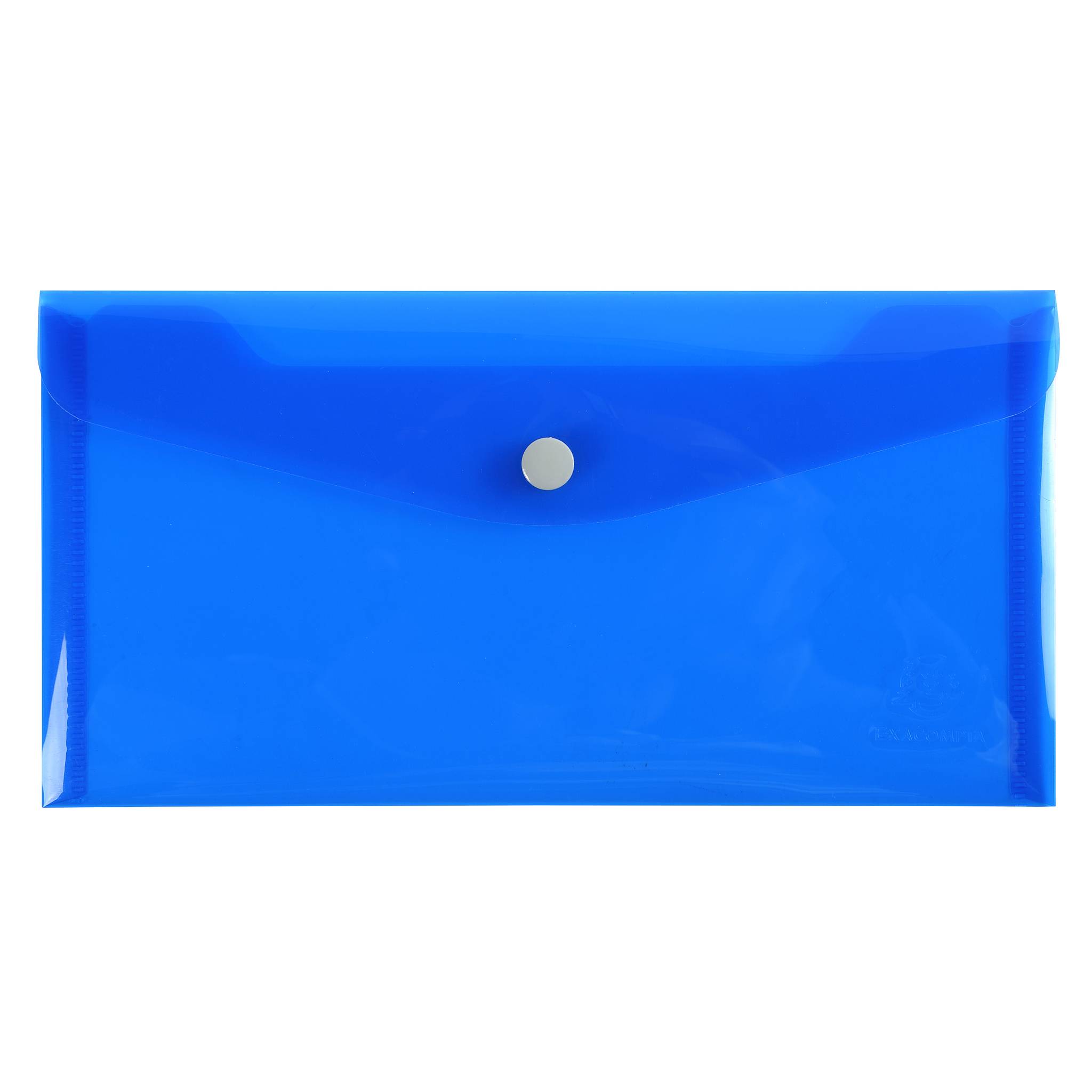 Exacompta 30x Tasche mit Druckknopf Iderama aus PP - Farben sortiert - 34420E