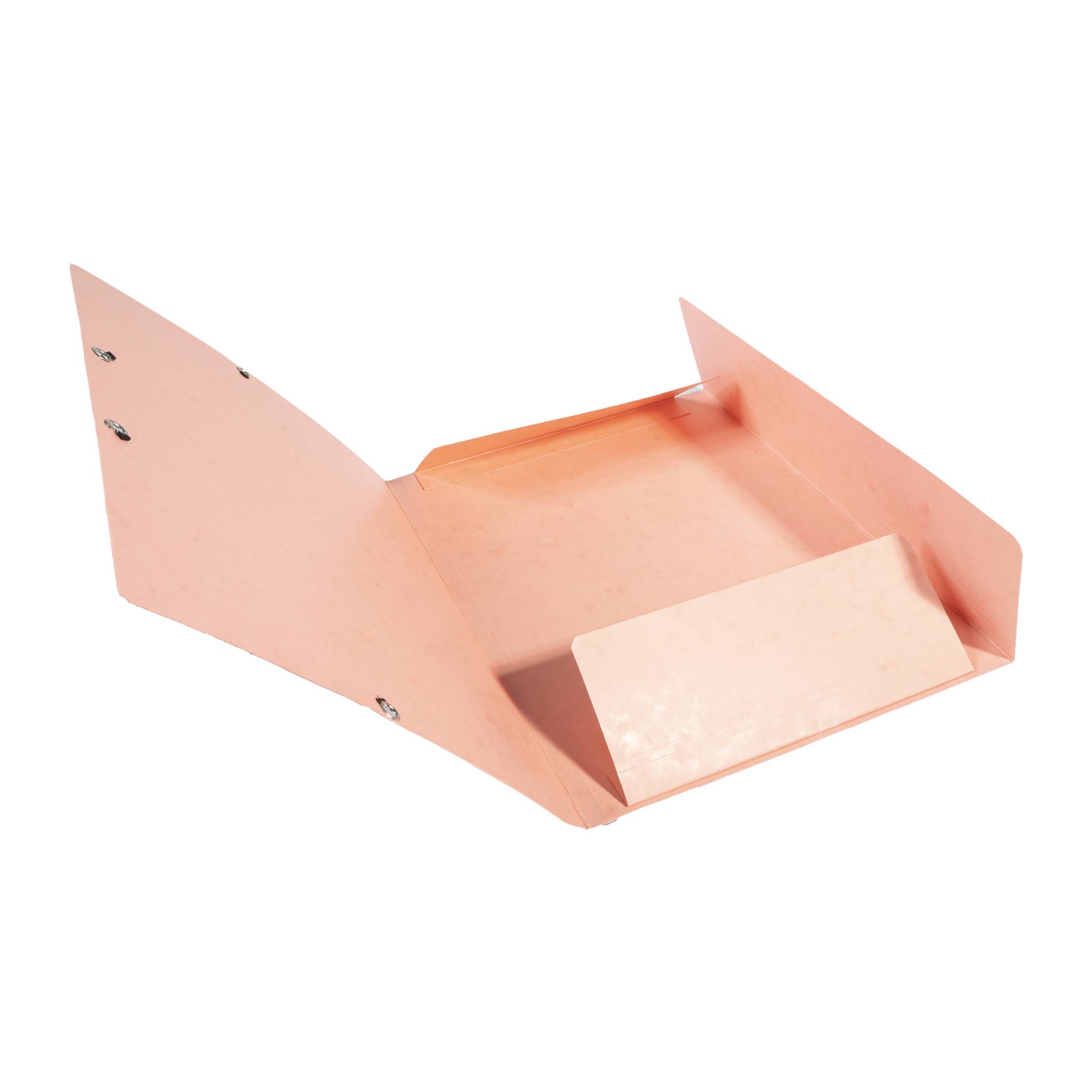 Exacompta 25x Sammelmappe +Gummizug Karton Serie Aquarel A4 Korallenrot 55527E