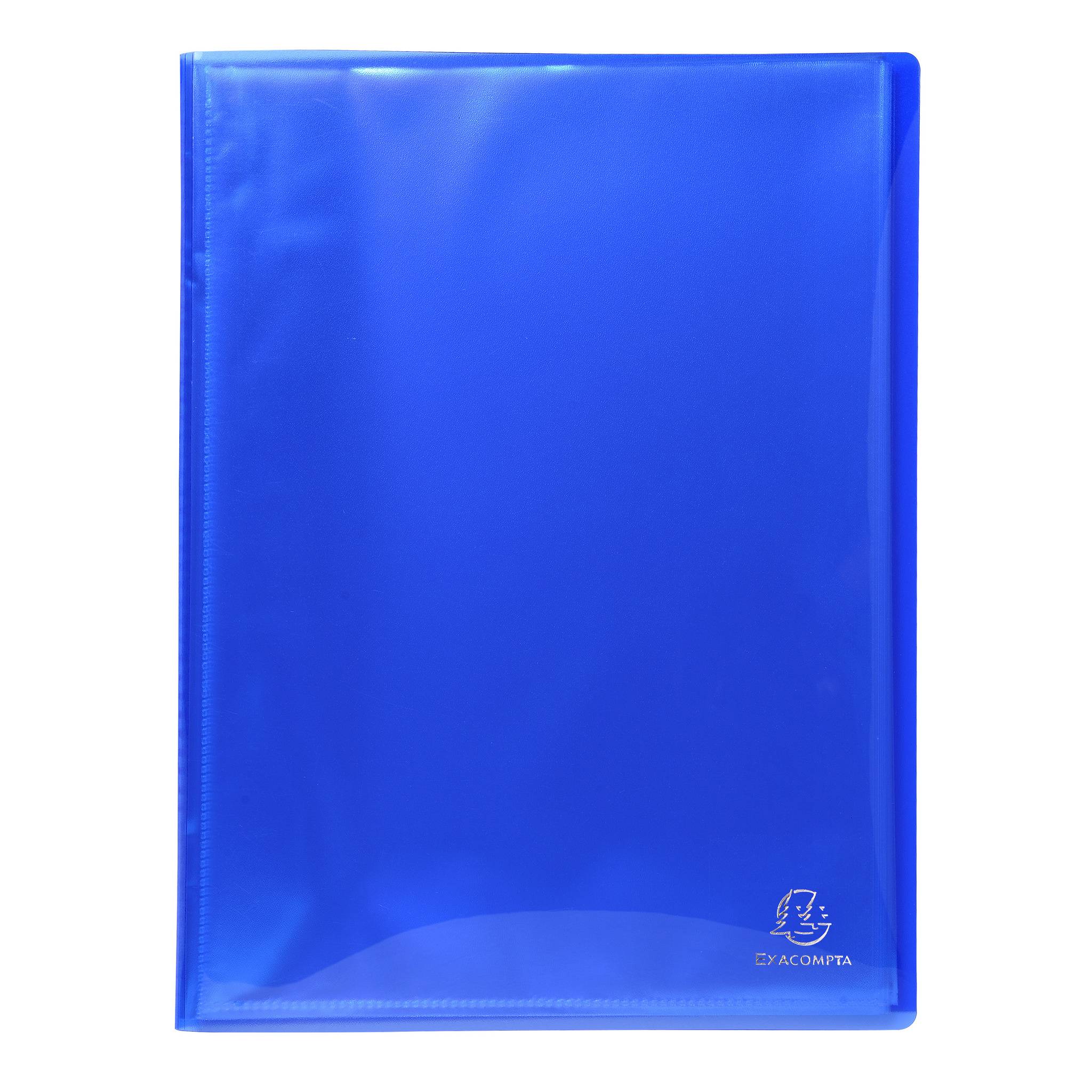 Exacompta 8x Sichtmappe PP 500µ, 80 Hüllen, 24x32cm A4, , sortiert, 85470E