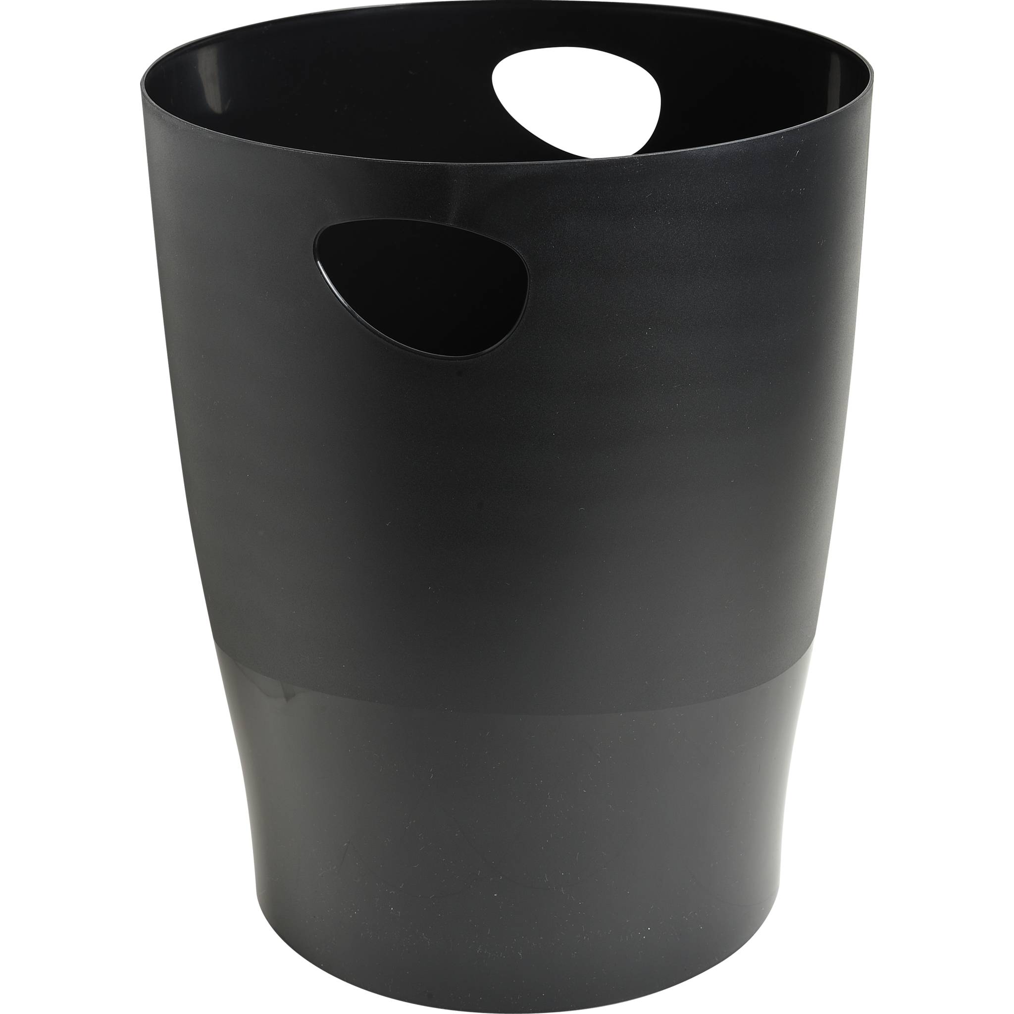 Exacompta 8x Papierkorb Ecobin, 15 Liter, ECOBlack - Schwarz - 453014D