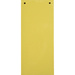 Exacompta 13425B 12x Exacompta, Packung mit 100 Trennstreifen, 2-fach gelocht, Recyclingkarton 180g, einfarbig, 105x240mm, Forever - Gelb