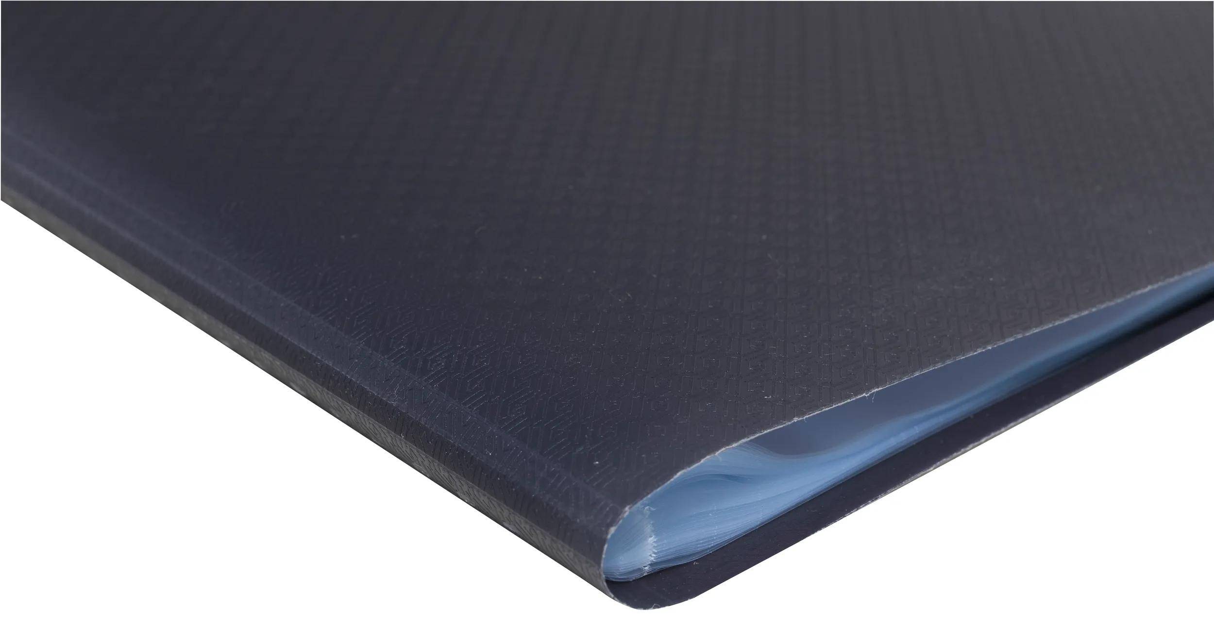 Exacompta 5x Sichtmapppen A3, PP mittelstark, 20 Hüllen, Opak - Schwarz - 86530E