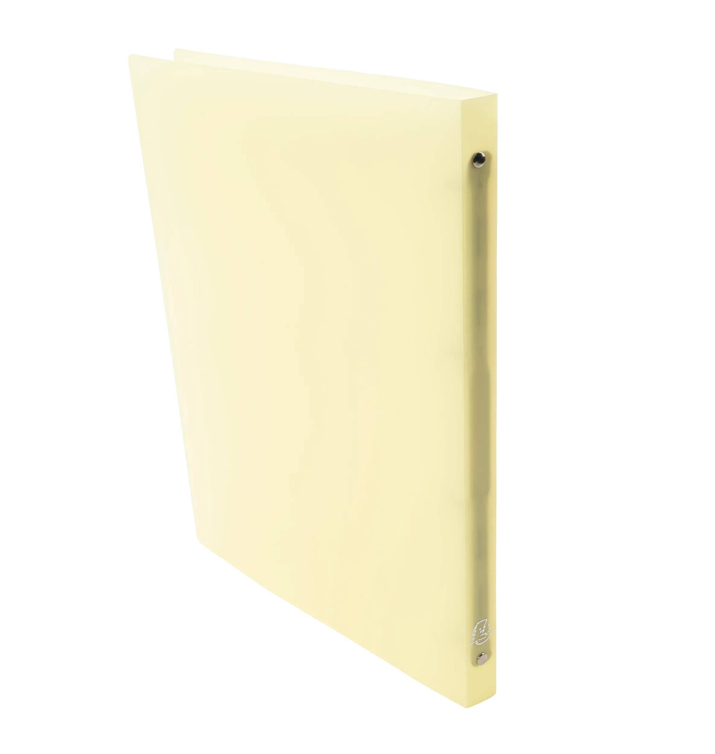 Exacompta 20x Ringhefter A4 PP transluzent, 4 Ringe 15mm, sortiert, 51170E
