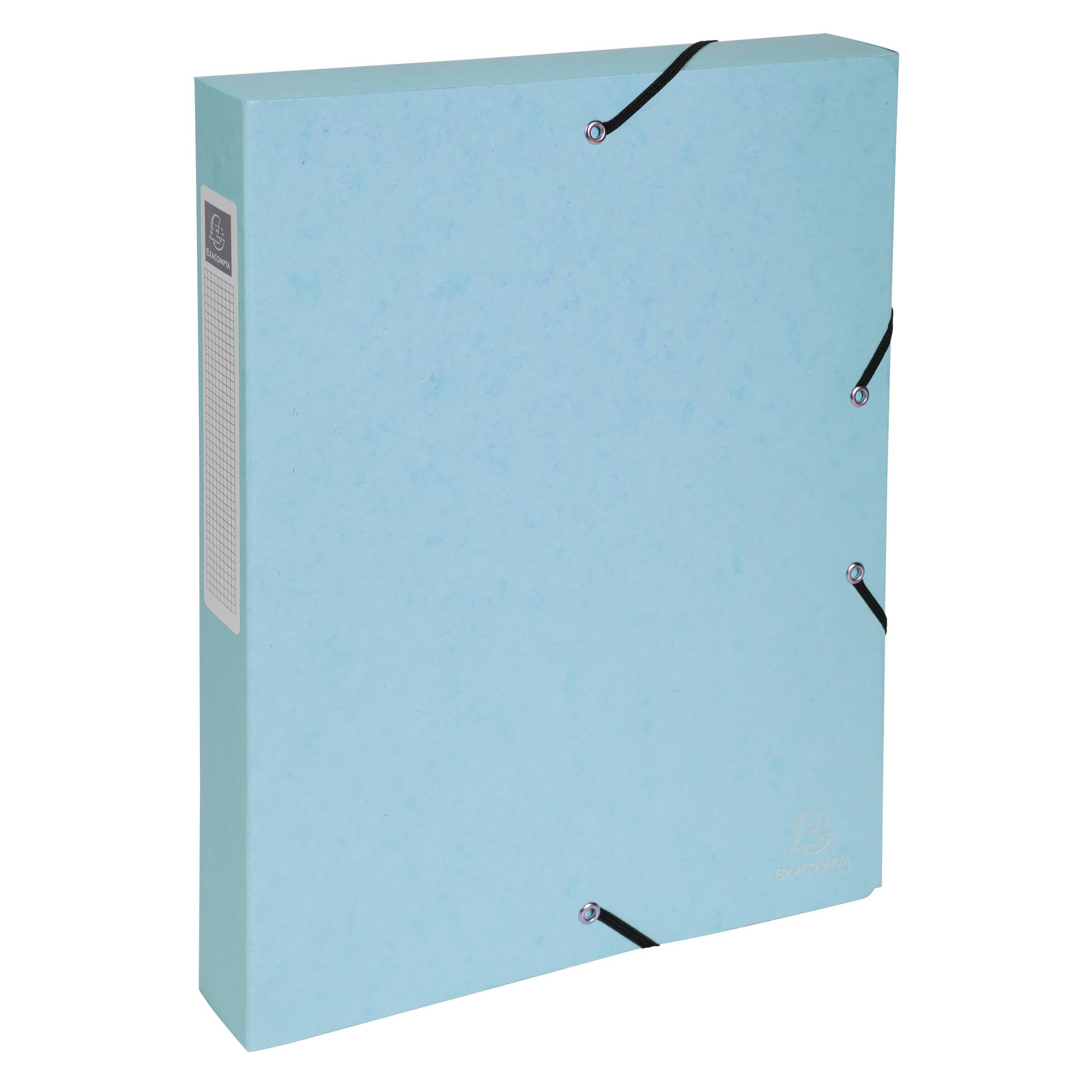 Exacompta 8x Archivbox Karton Rücken 40mm Karton Aquarel A4 sortiert 59560E