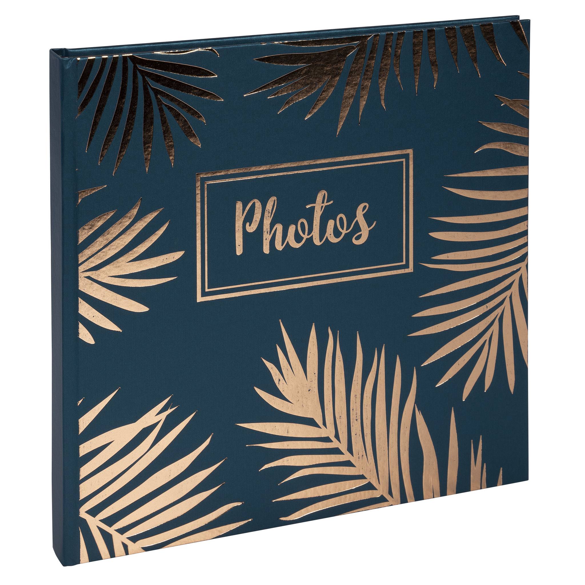 Exacompta 2x Fotoalbum 30 Seiten schwarz 25x25cm - Palma blau - Blau - 16307E