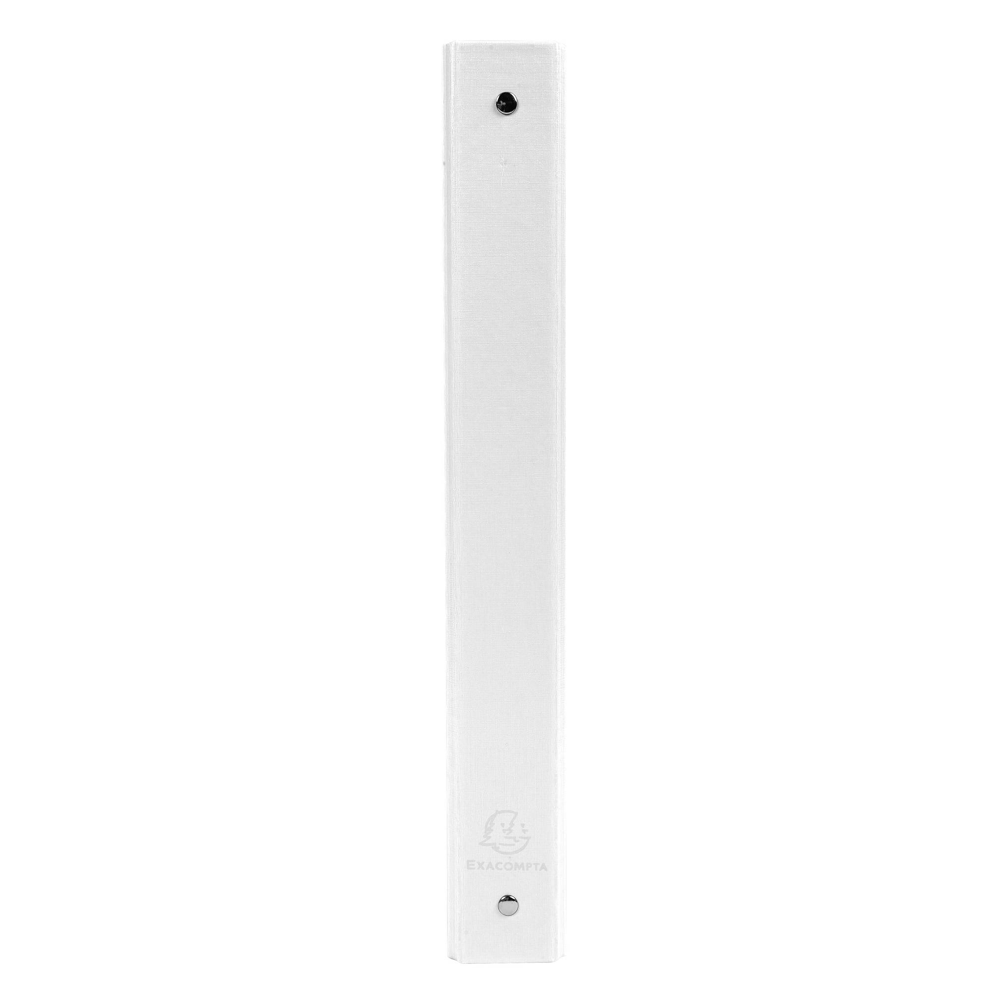Exacompta 20x Ringbuch PP 18mm 4Ring 30mm Rücken 40mm 32x26cm A4 Weiß 51378E