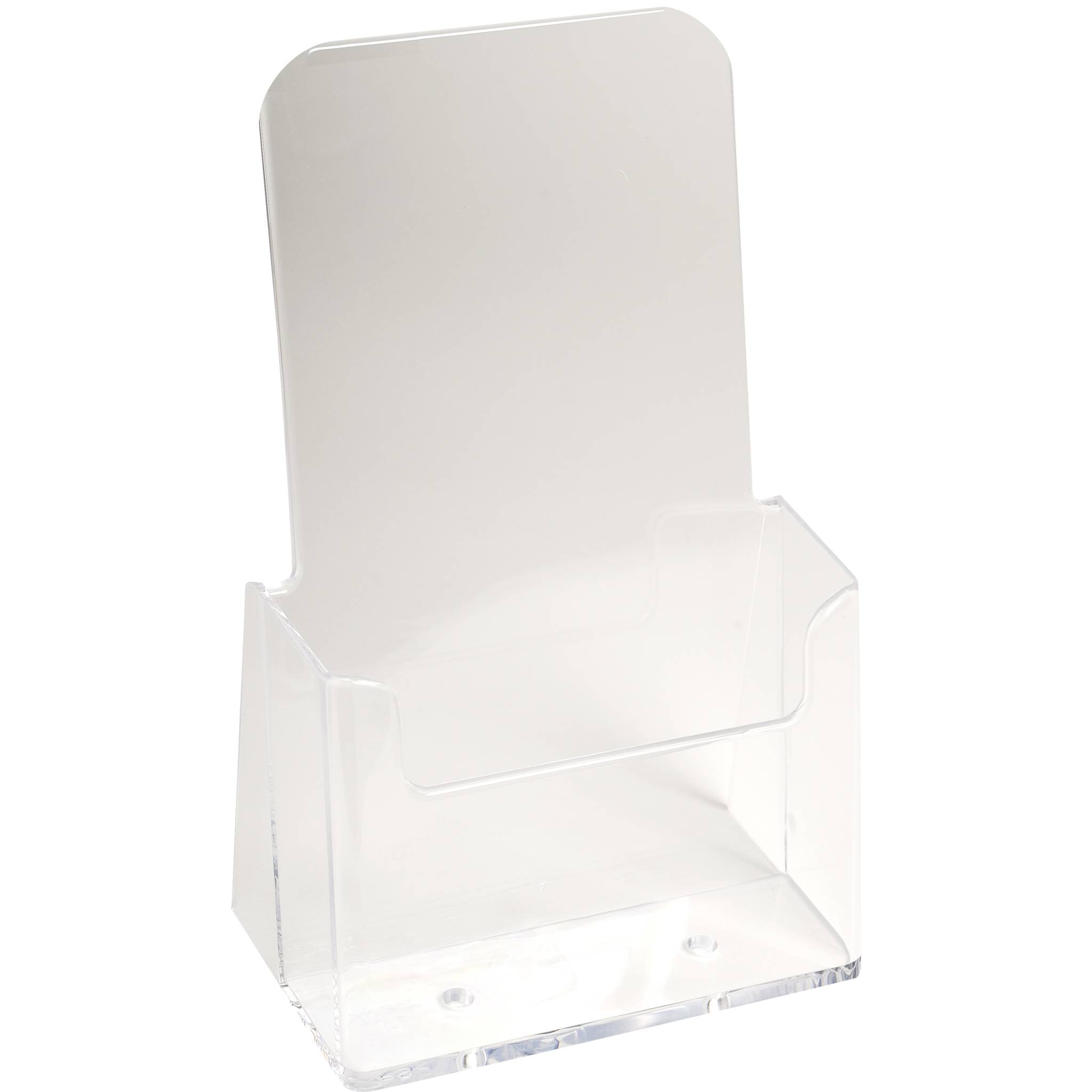 Exacompta 10x Tischprospekthalter + 1 Fach DL (10x21cm) Exacryl Kristall 73058D