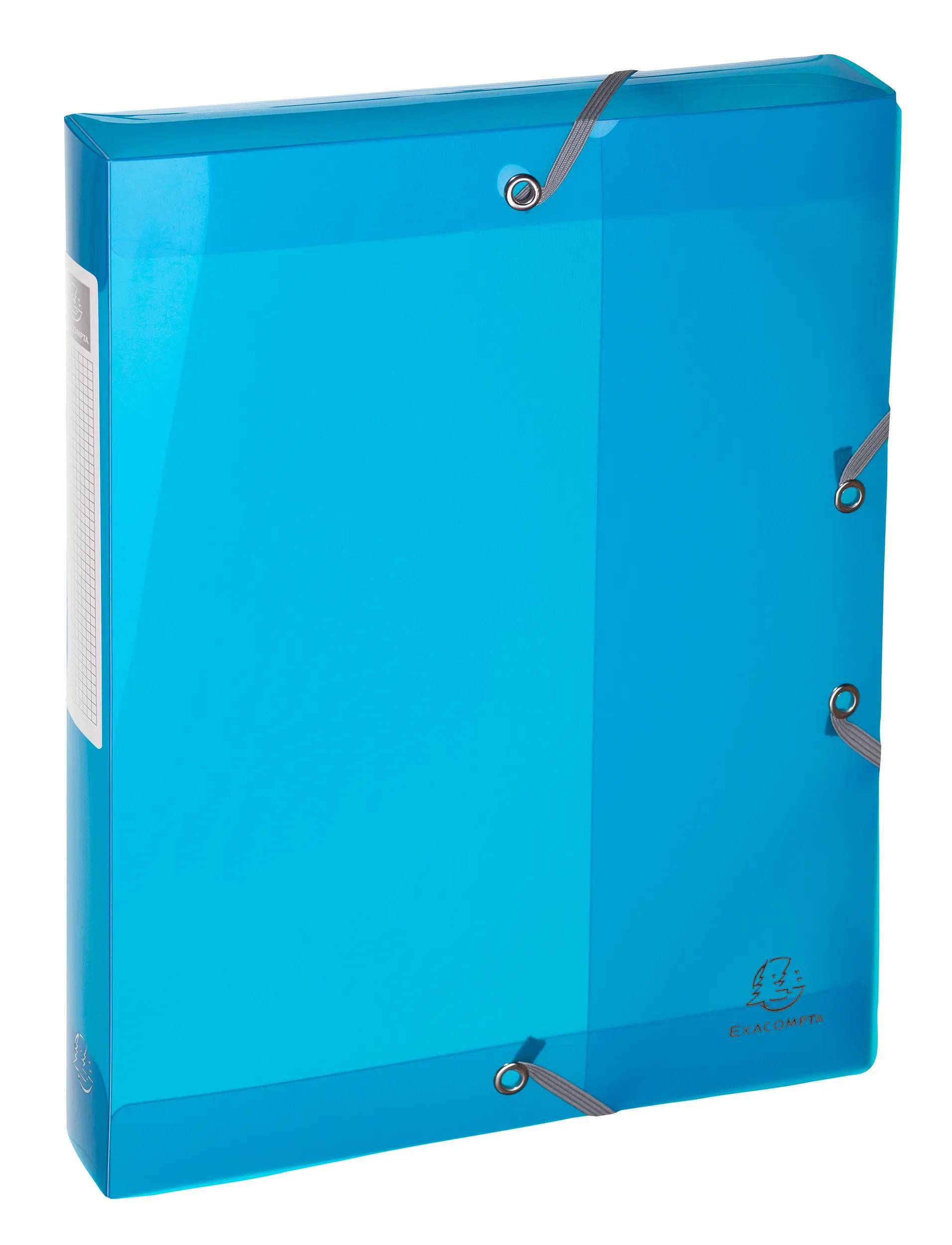 Exacompta 4x Archivbox Polypropylen, Rücken 40mm, PP, A4, sortiert, 59780E