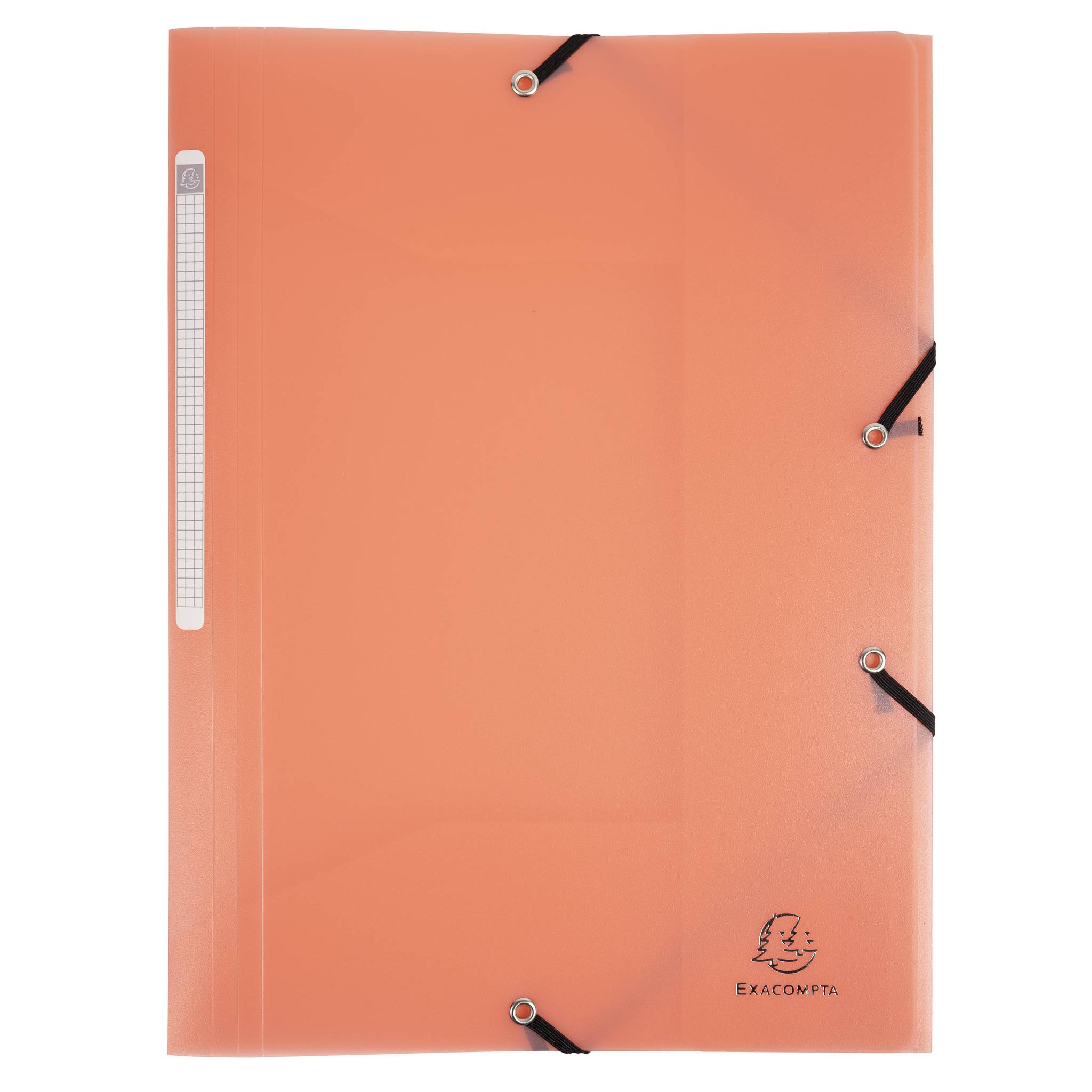 Exacompta 25x Sammelmappe A4 + Gummizug, 3 Klappen, PP, sortiert, 55170E