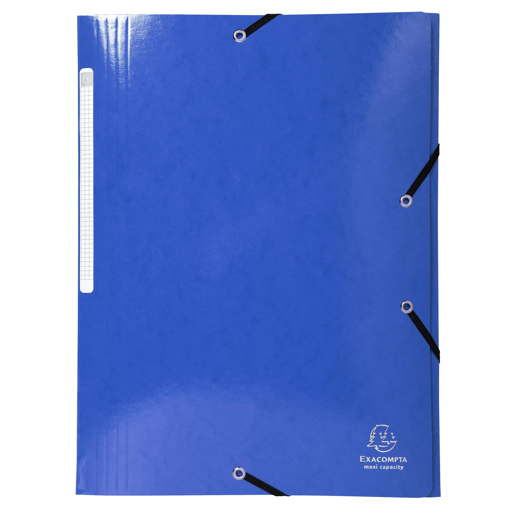Exacompta 40x Sammelmappe +3 Klappen Gummizug MAXI Karton A4 sortiert 55930E