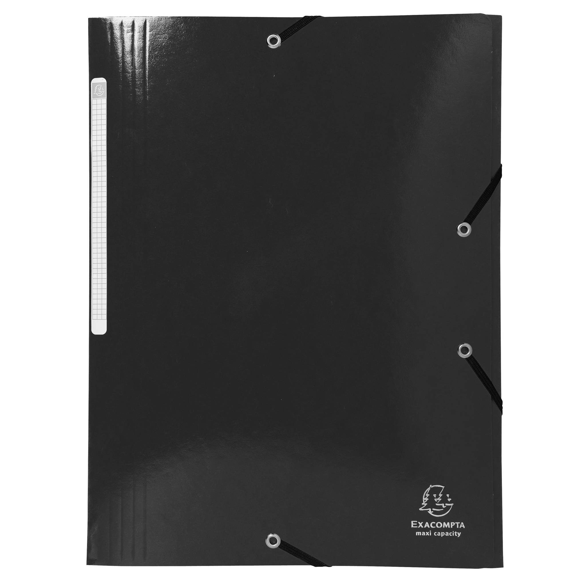 Exacompta 40x Sammelmappe +3 Klappen Gummizug MAXI Karton A4 sortiert 55930E