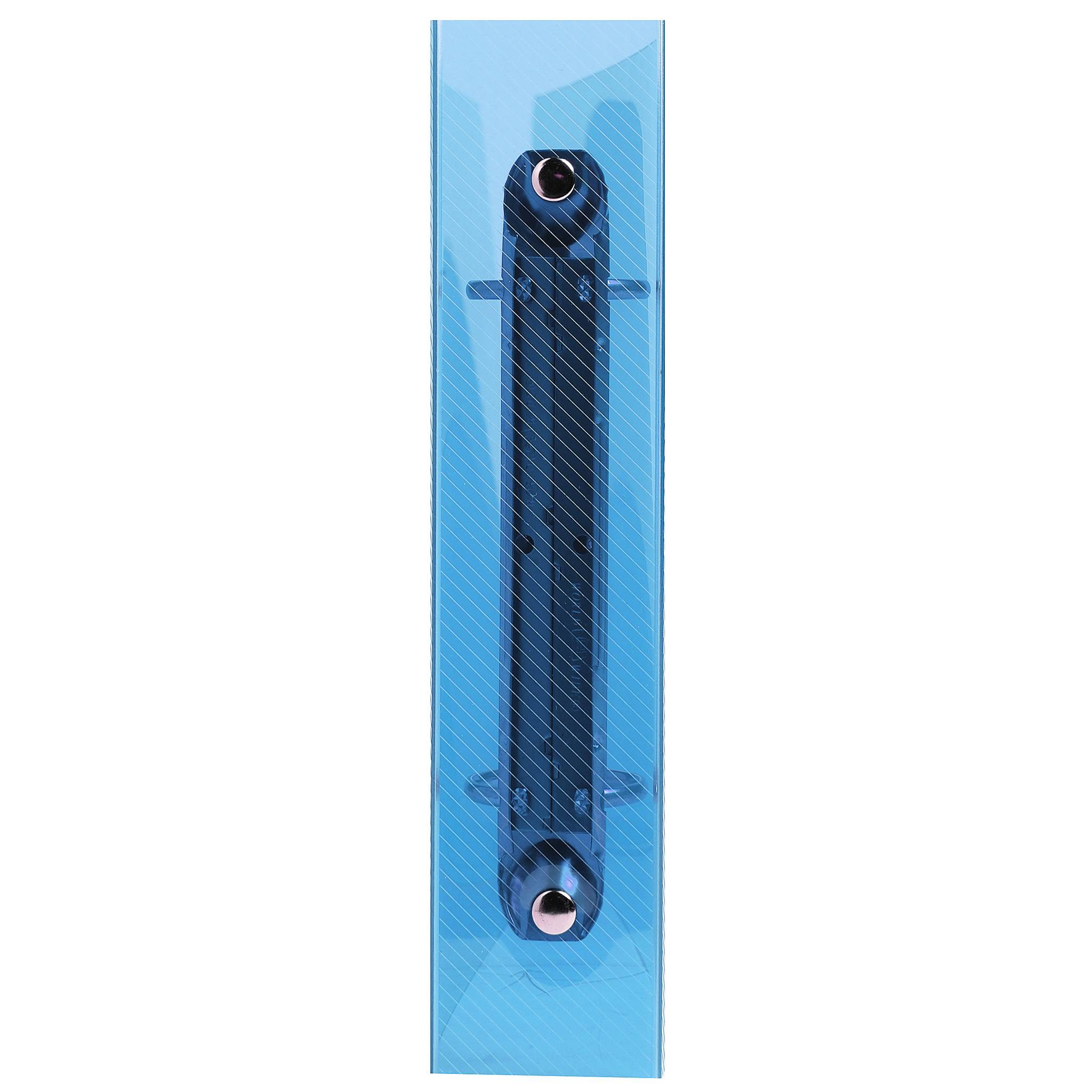 Exacompta 10x Ringbuch PP 700µ 2Ring 25mm Rücken 35mm 16x24cm für A5 Blau 51092E