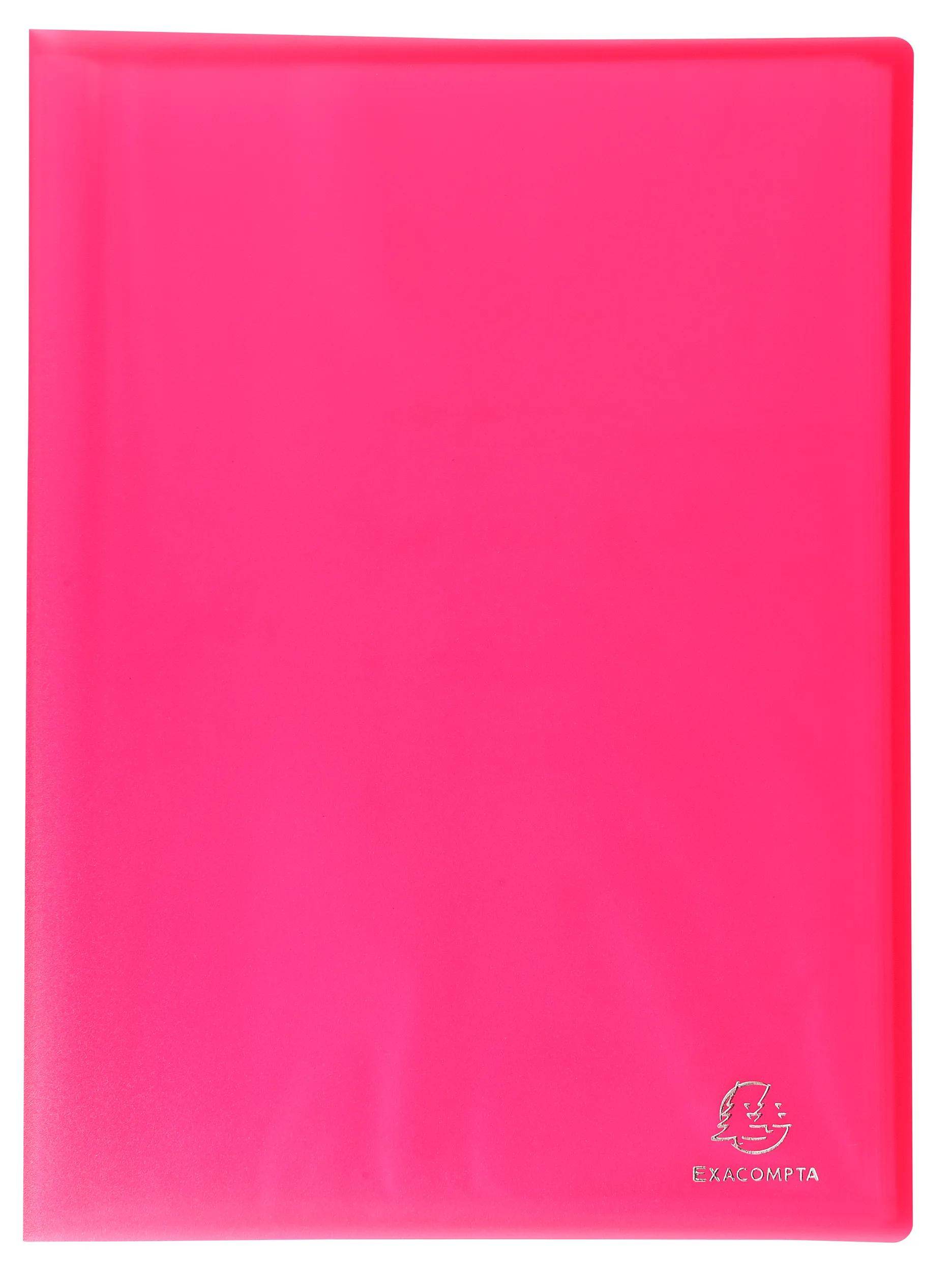 Exacompta 8x Sichtmappe PP 500µ + 100 Hüllen , A4, sortiert, 86069E