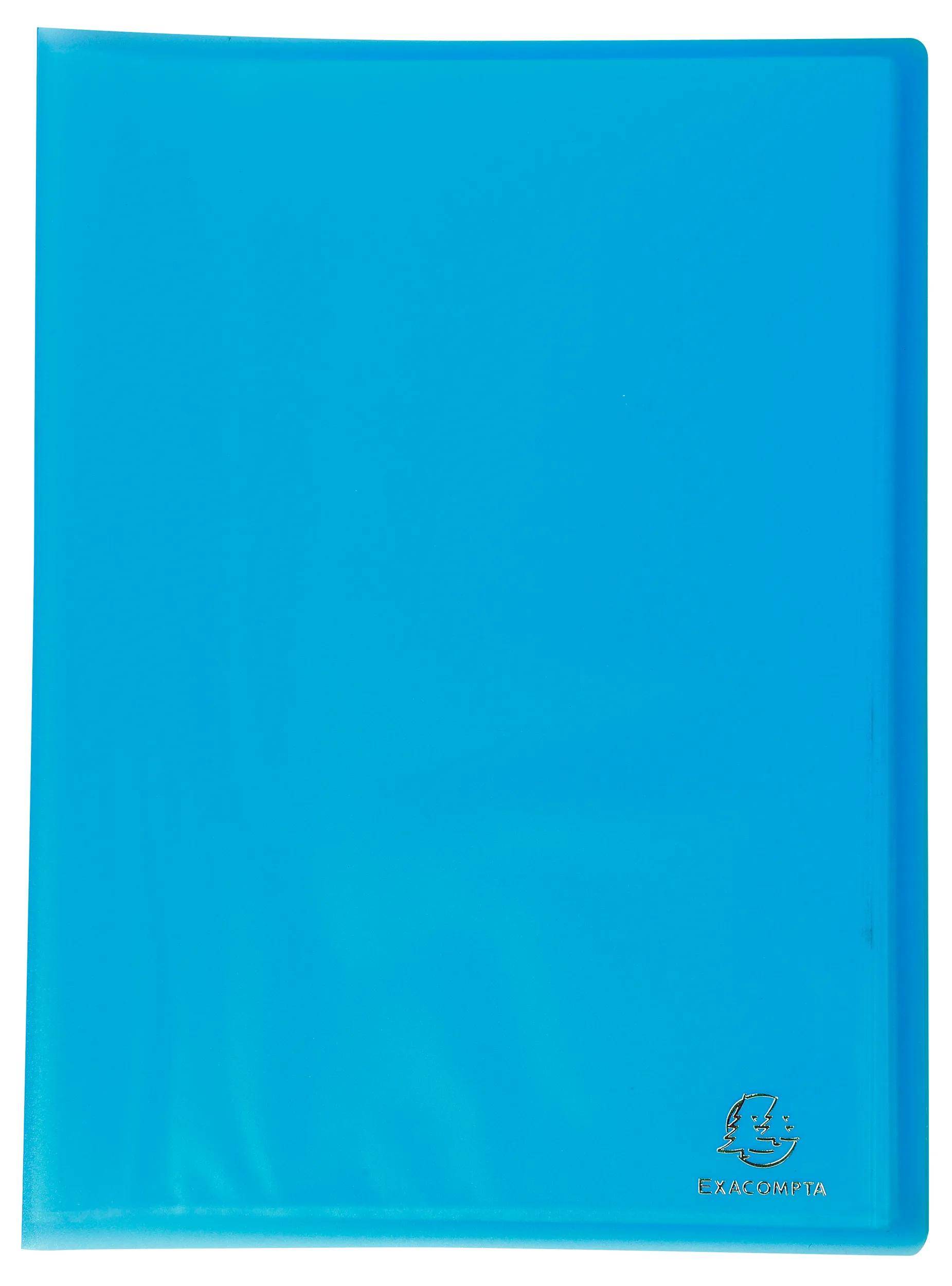 Exacompta 8x Sichtmappe PP 500µ + 100 Hüllen , A4, sortiert, 86069E