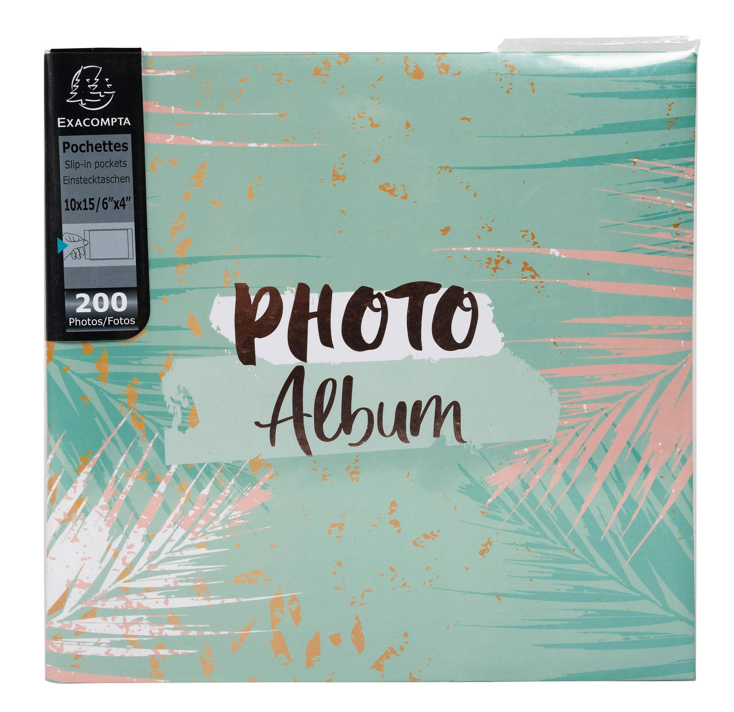 Exacompta 2x Einsteckalbum 200 Fotos 10x15cm 225x22cm Motiv 62222E