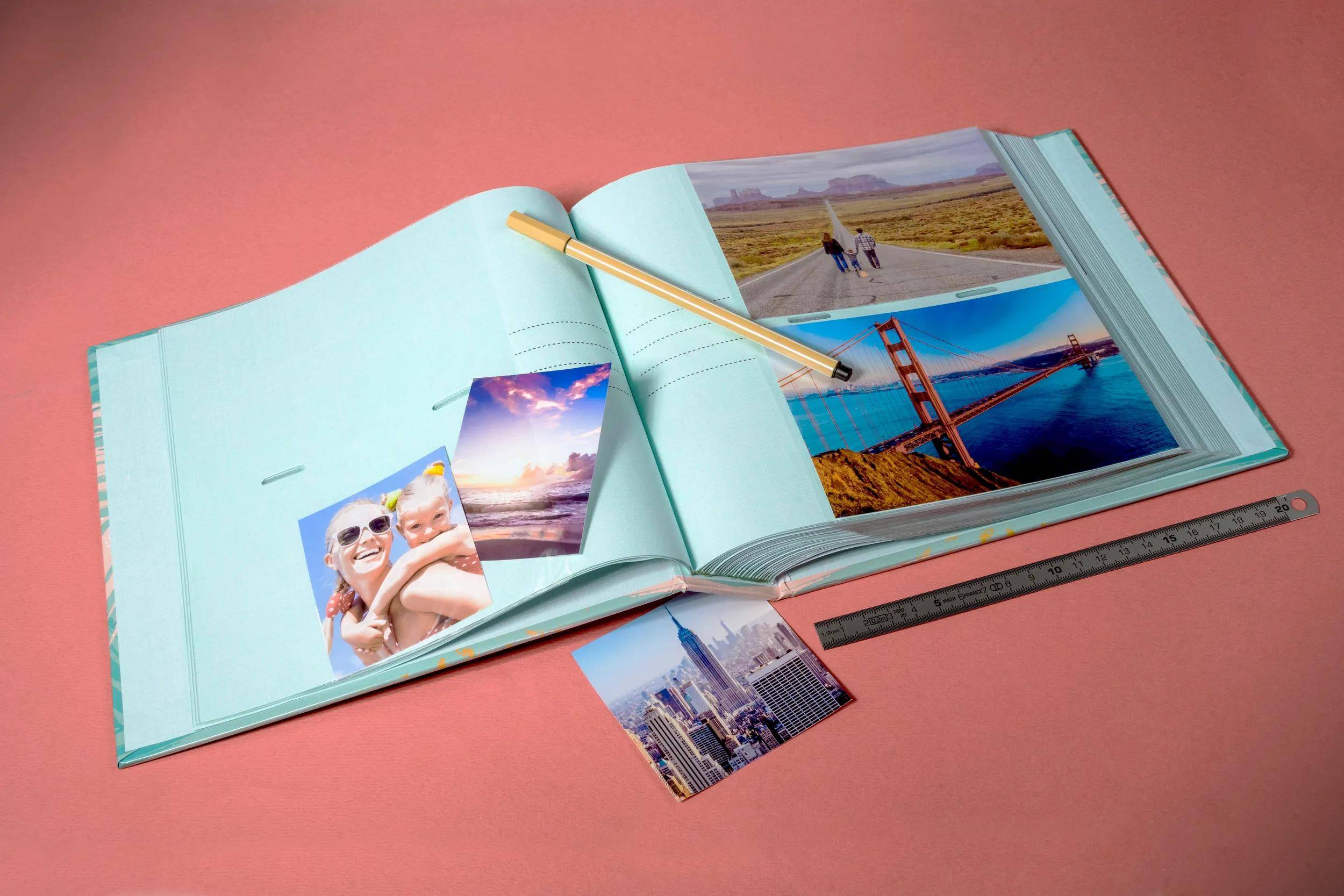 Exacompta 2x Einsteckalbum 200 Fotos 10x15cm 225x22cm Motiv 62222E