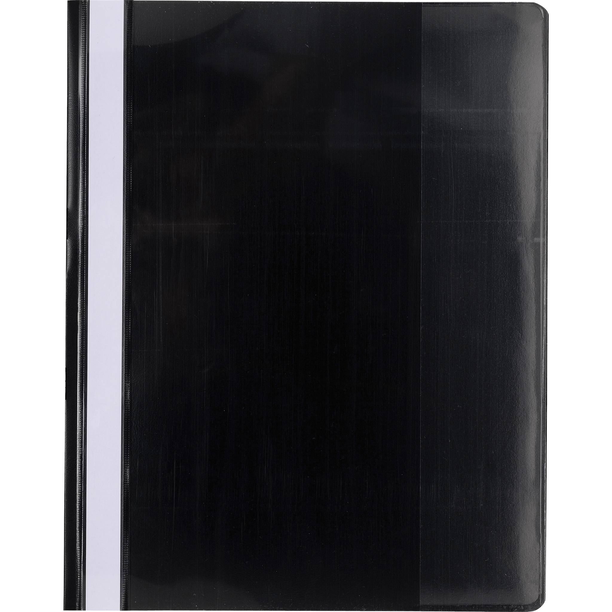 Exacompta 10x Schnellhefter A4 aus PVC 220µ - Schwarz - 439901B