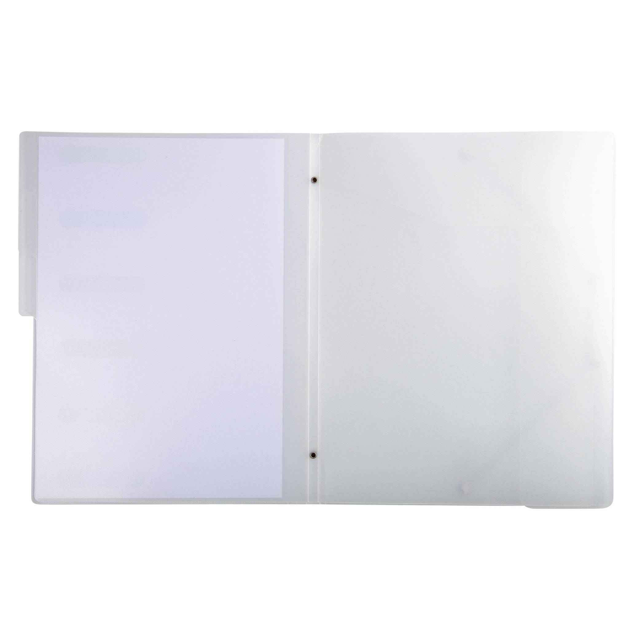 Exacompta 10x Ordnungsmappe RC-PP 500µ 3 Klappen 8 Fächer A4 Transparent 56187E